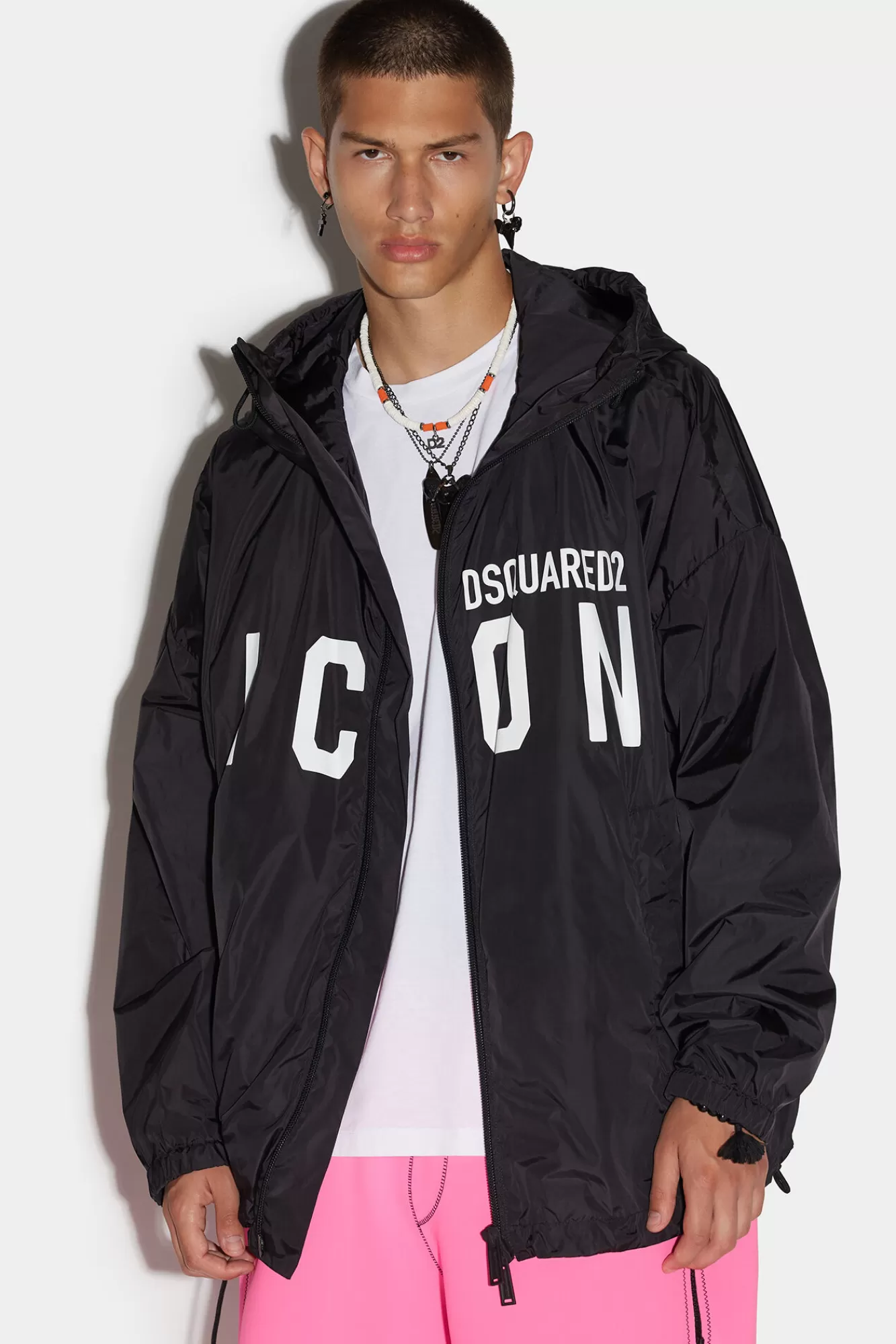 Dsquared2 Be Icon Cargo Windbreak<Hombre Abrigos & Prendas Exteriores