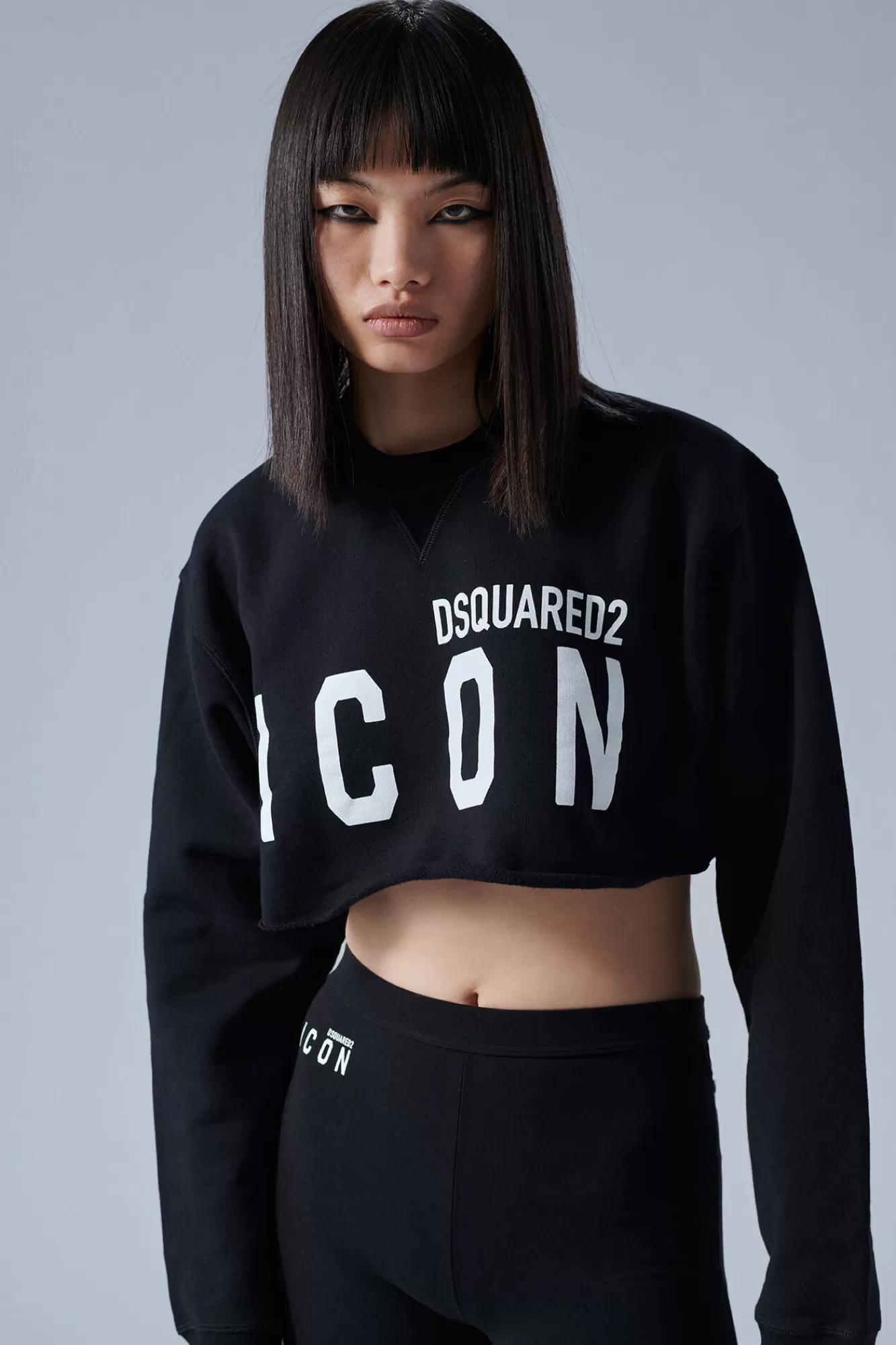 Dsquared2 Be Icon Cool Cropped Sweater <Mujer Sudaderas