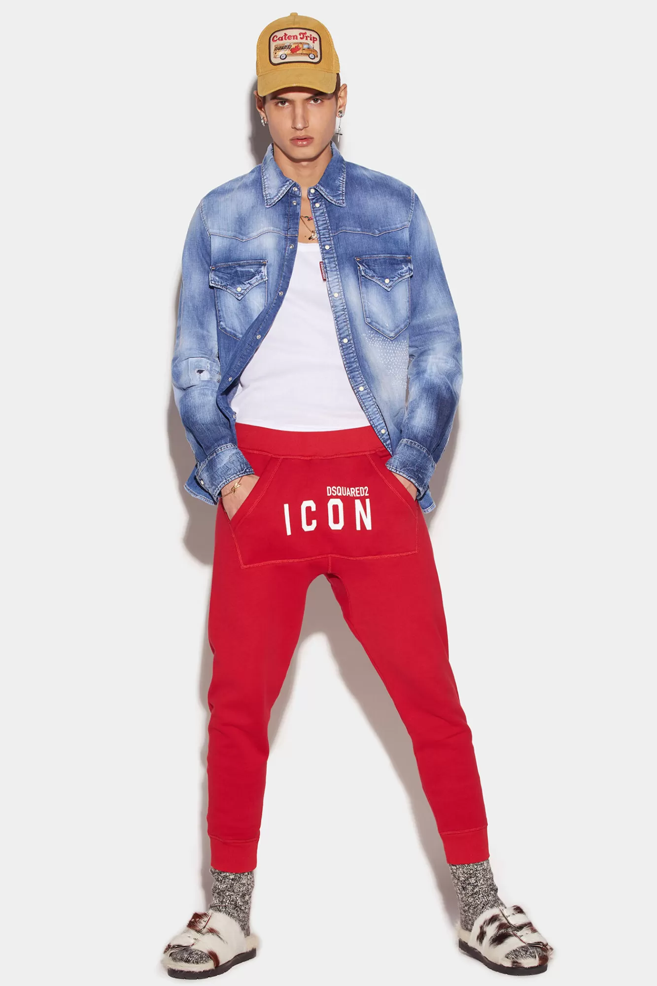 Dsquared2 Be Icon Dean Joggers<Hombre Pantalones