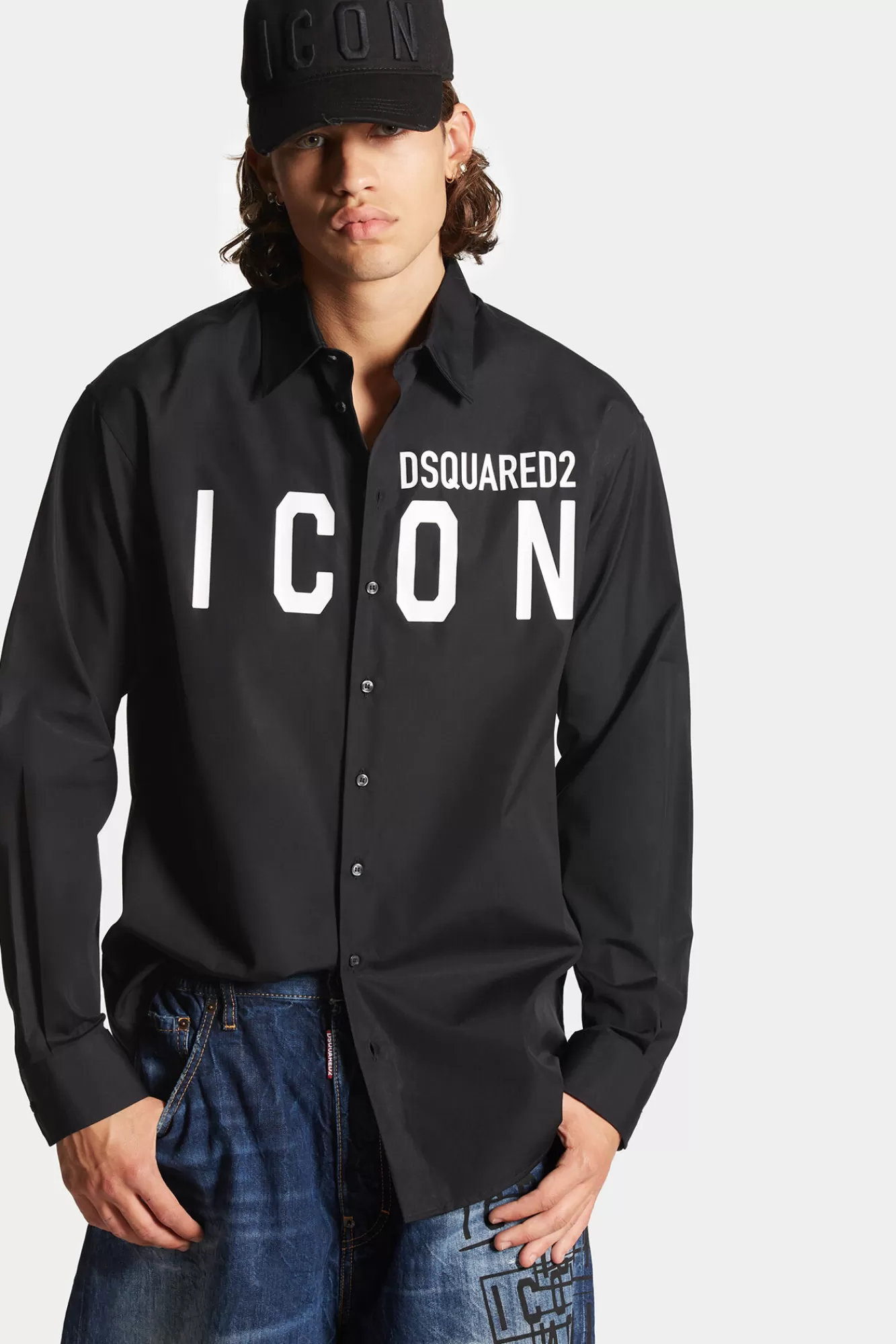 Dsquared2 Be Icon Drop Shirt<Hombre Camisas