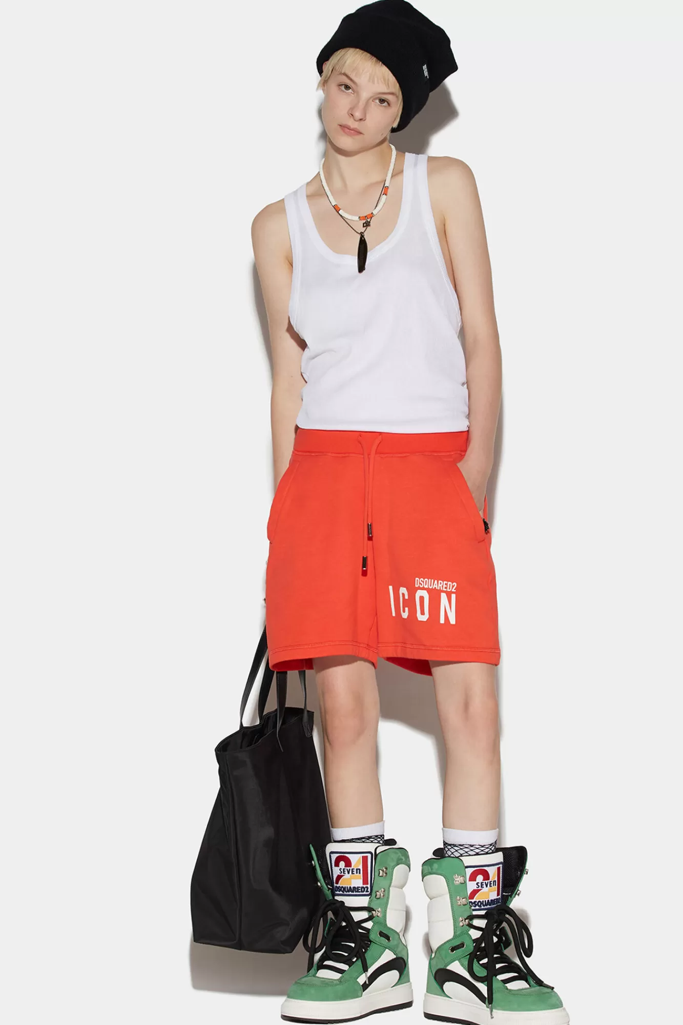 Dsquared2 Be Icon Over Shorts<Mujer Shorts