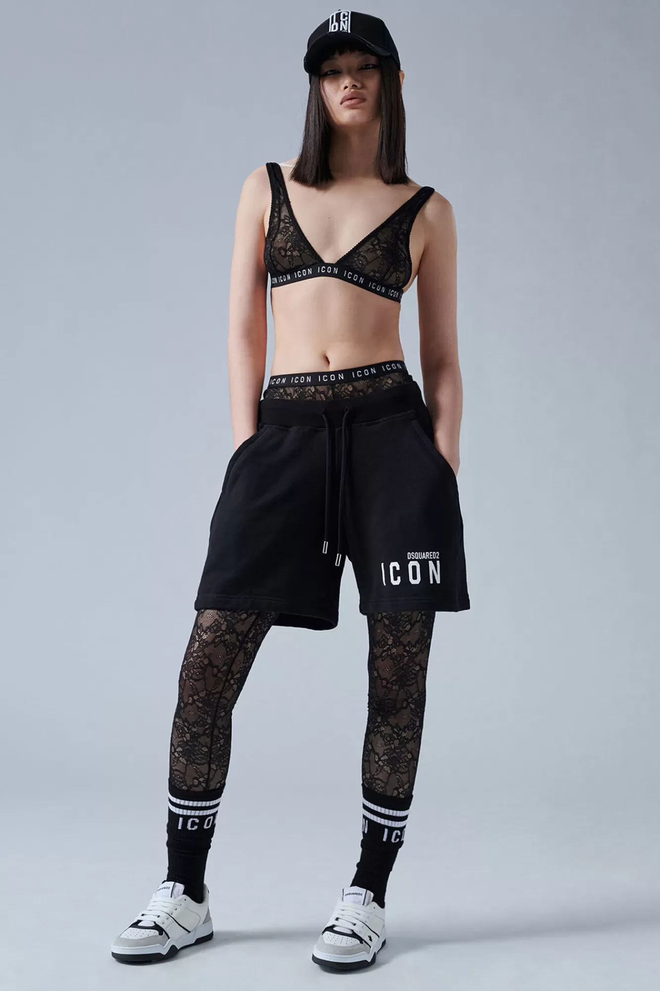 Dsquared2 Be Icon Over Shorts<Mujer Shorts