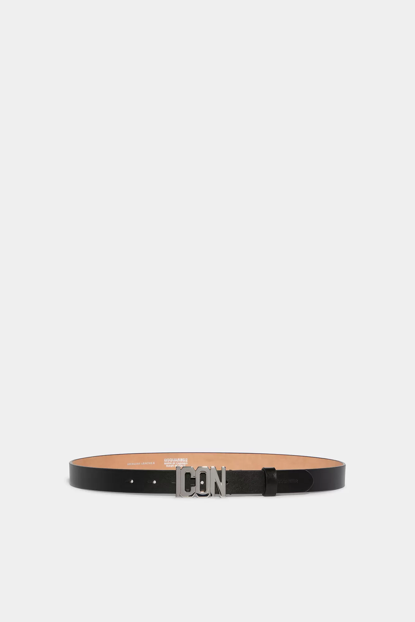 Dsquared2 Be Icon Plaque Belt<Hombre Cinturones