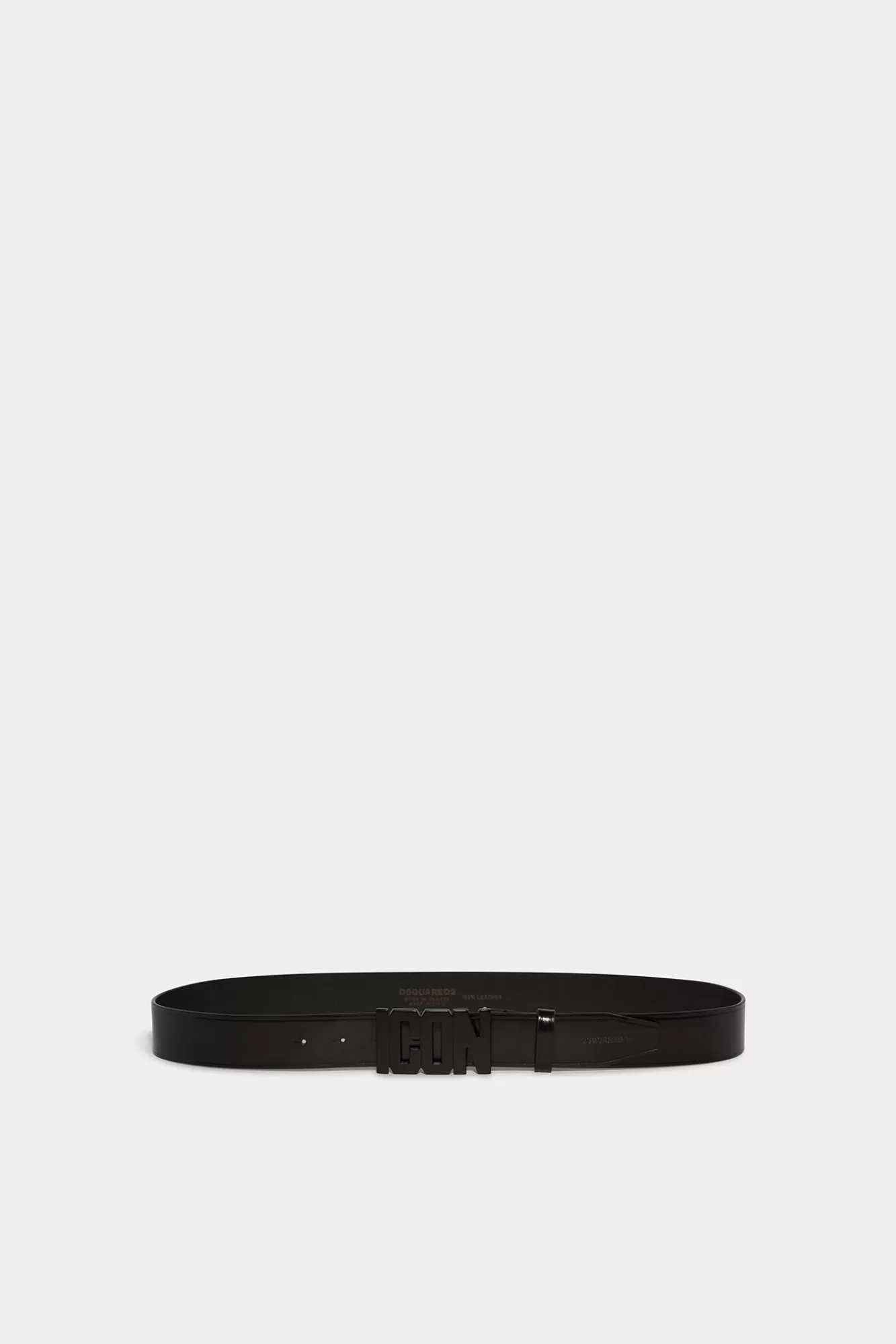 Dsquared2 Be Icon Plaque Belt<Hombre Cinturones