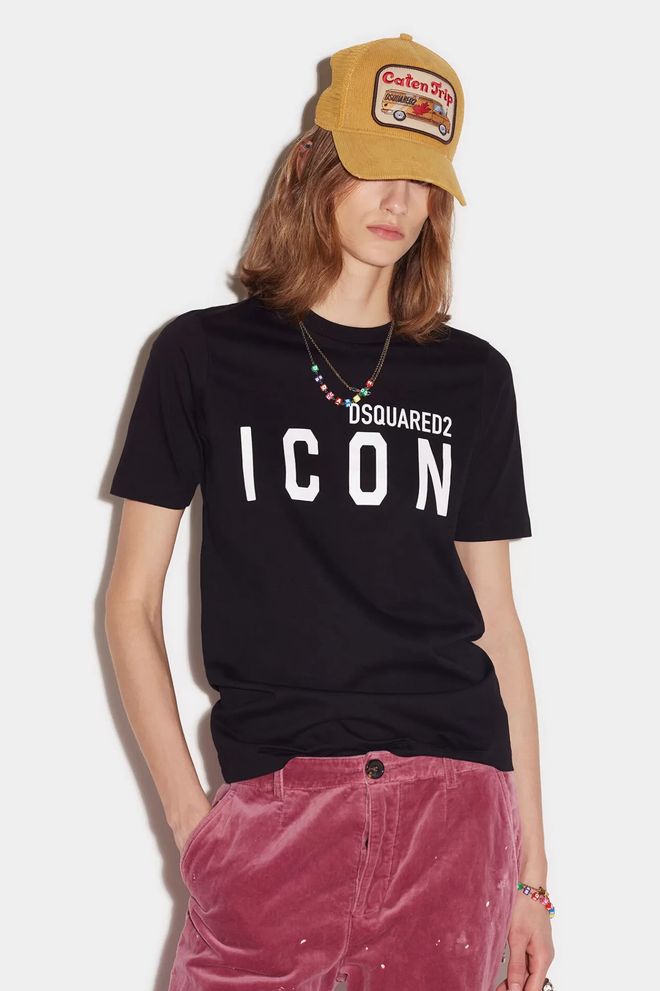 Dsquared2 Be Icon Renny T-Shirt<Mujer Camisetas Y Tops