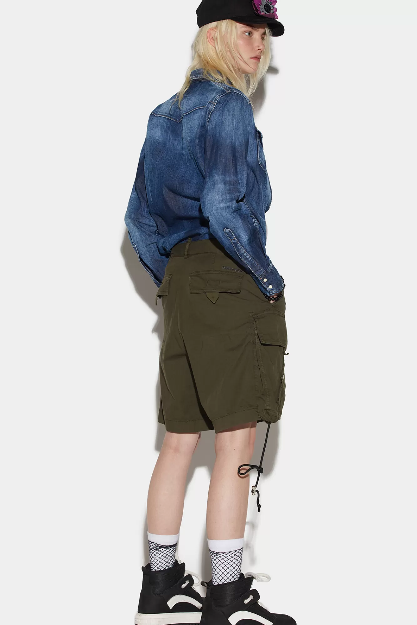 Dsquared2 Cargo Baggy Shorts<Mujer Shorts