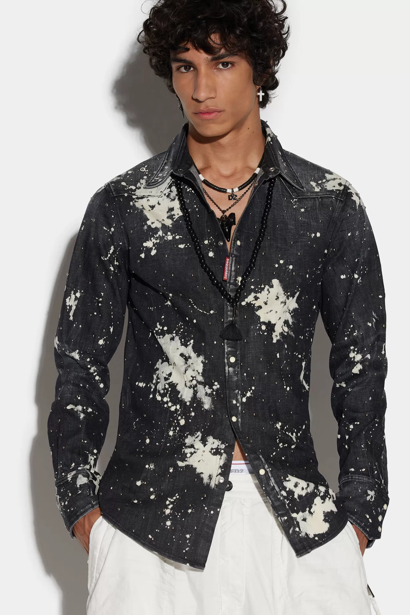 Dsquared2 Classic Western Shirt<Hombre Camisas