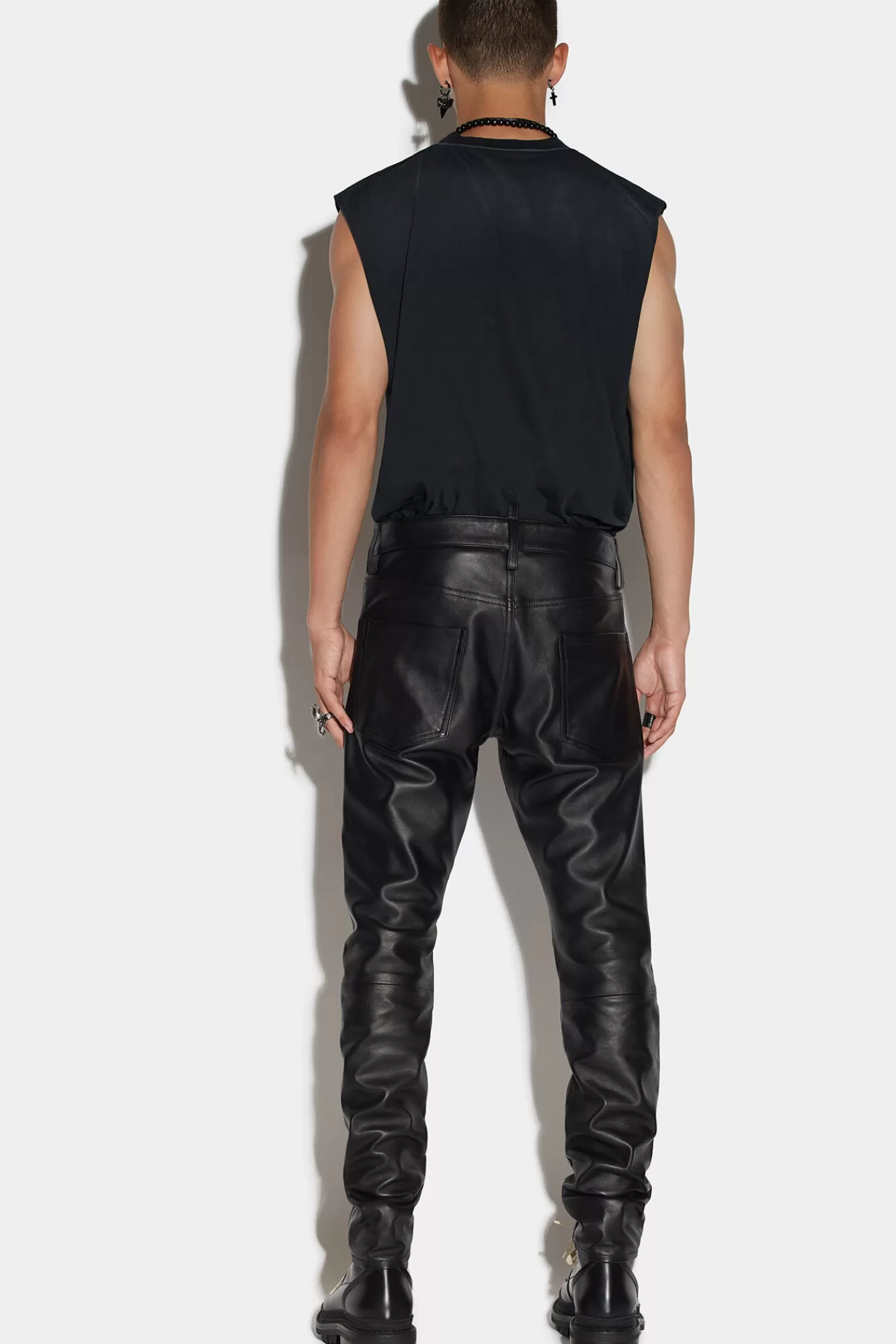 Dsquared2 Cool Guy Leather Pants<Hombre Jeans