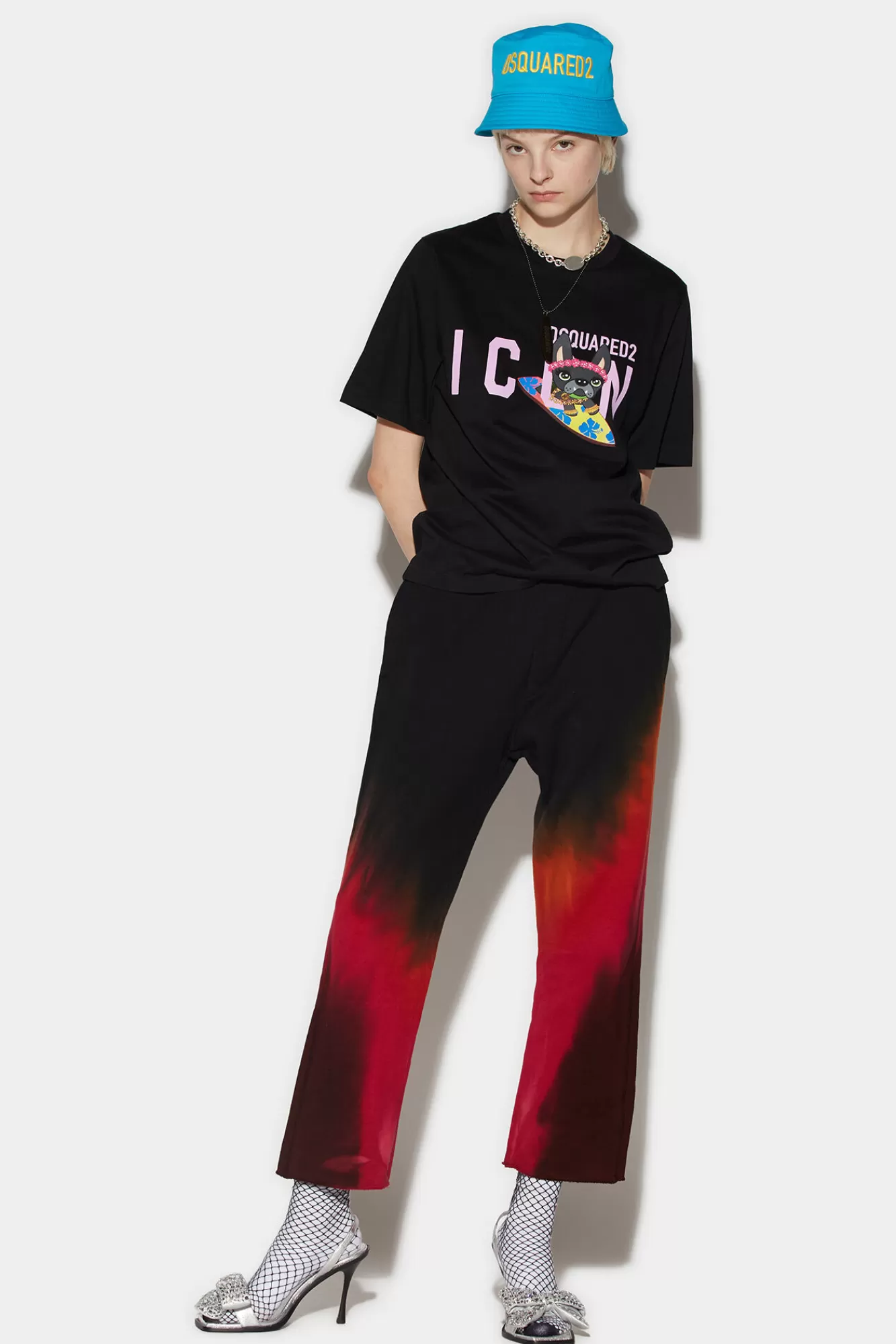 Dsquared2 D2 Flame Pants<Mujer Pantalones