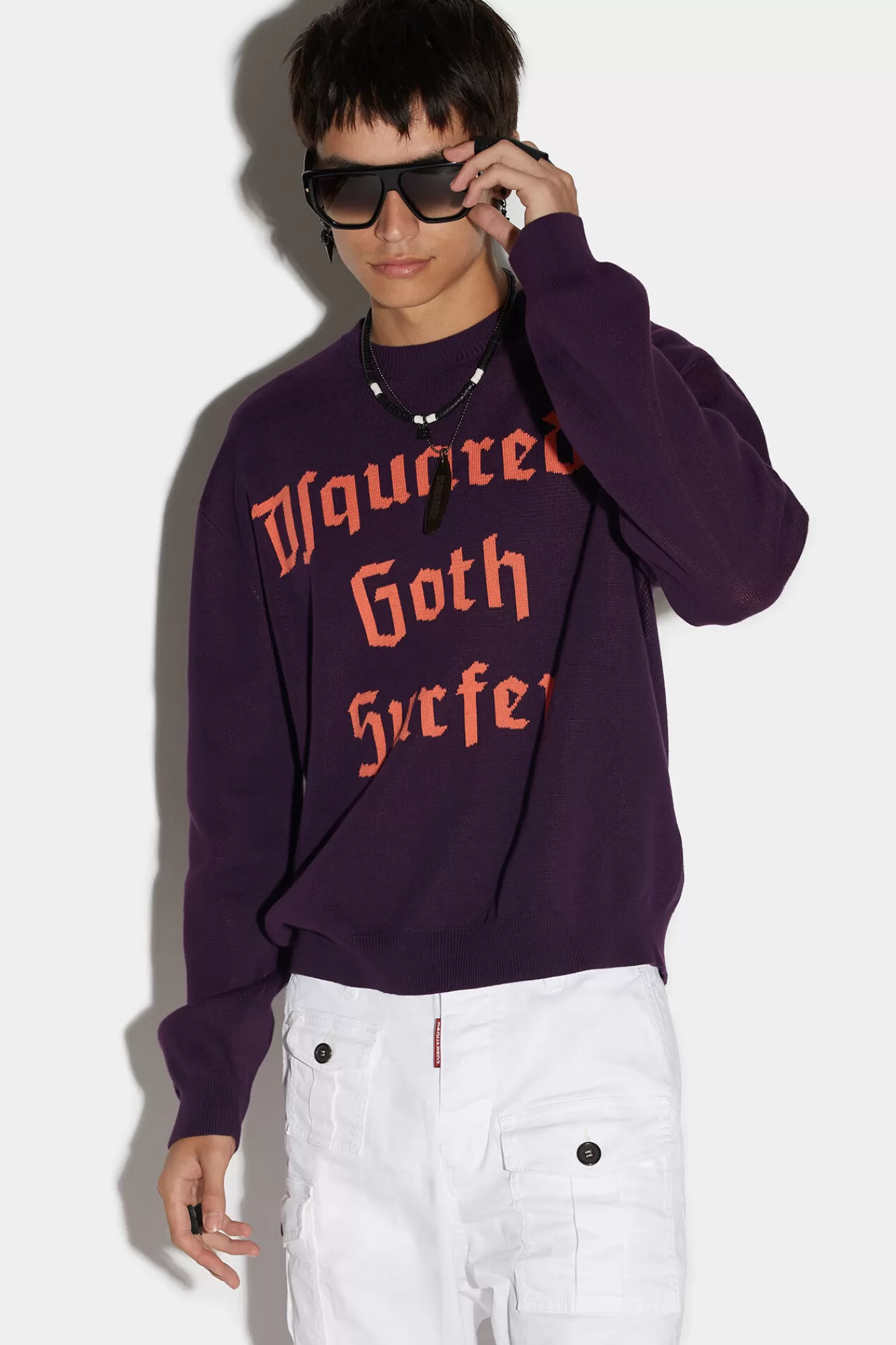 Dsquared2 D2 Goth Surf Sweater<Hombre Punto