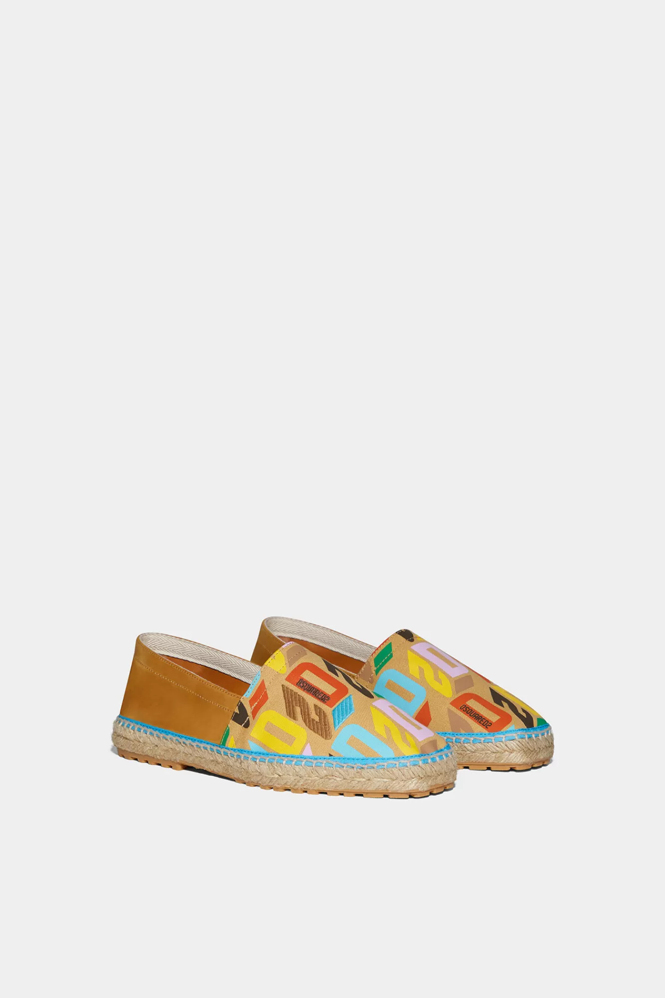 Dsquared2 D2 Monogram Flat Espadrilles<Hombre Mocasines