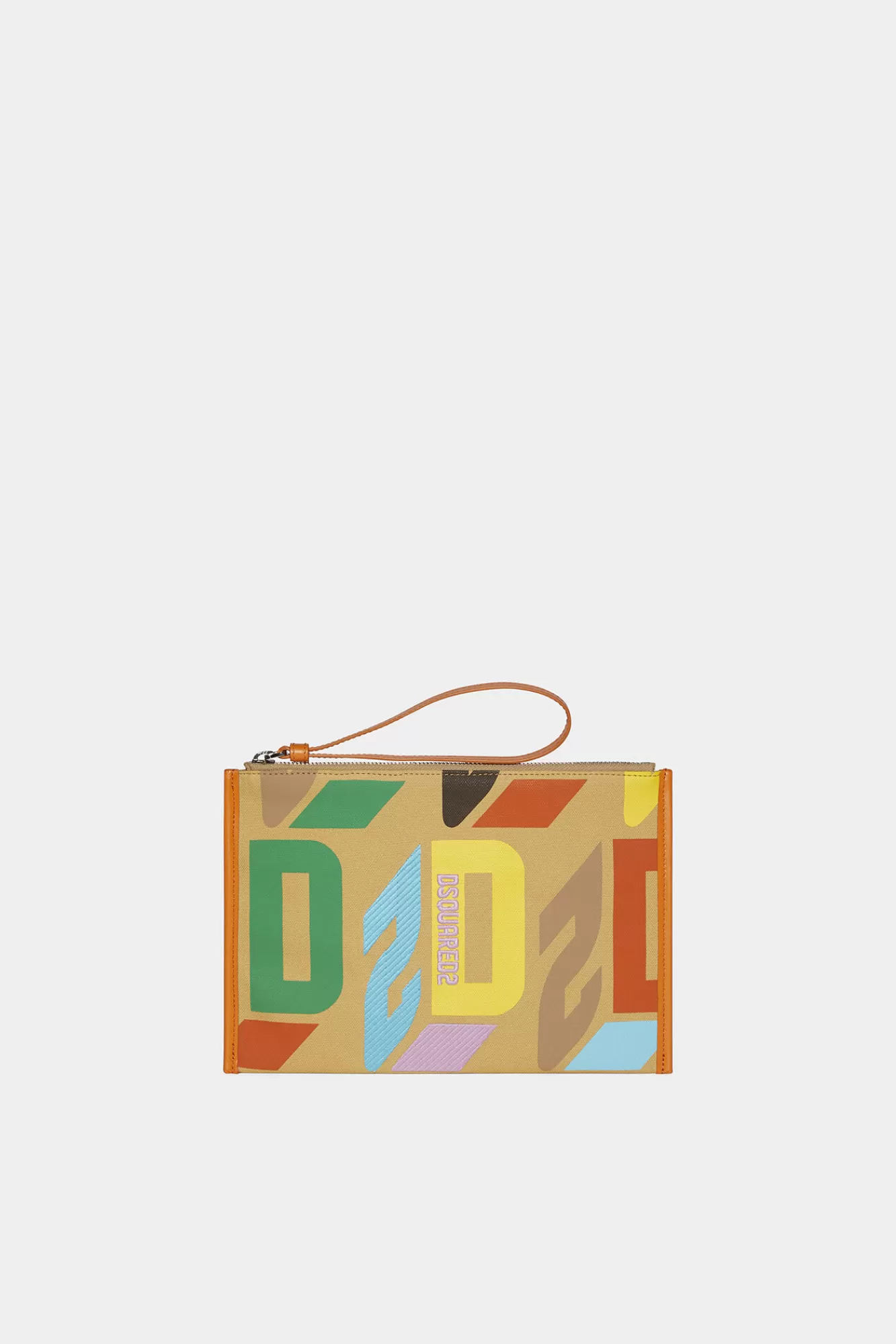 Dsquared2 D2 Monogram Pouch<Mujer Pequeños Articulos De Piel