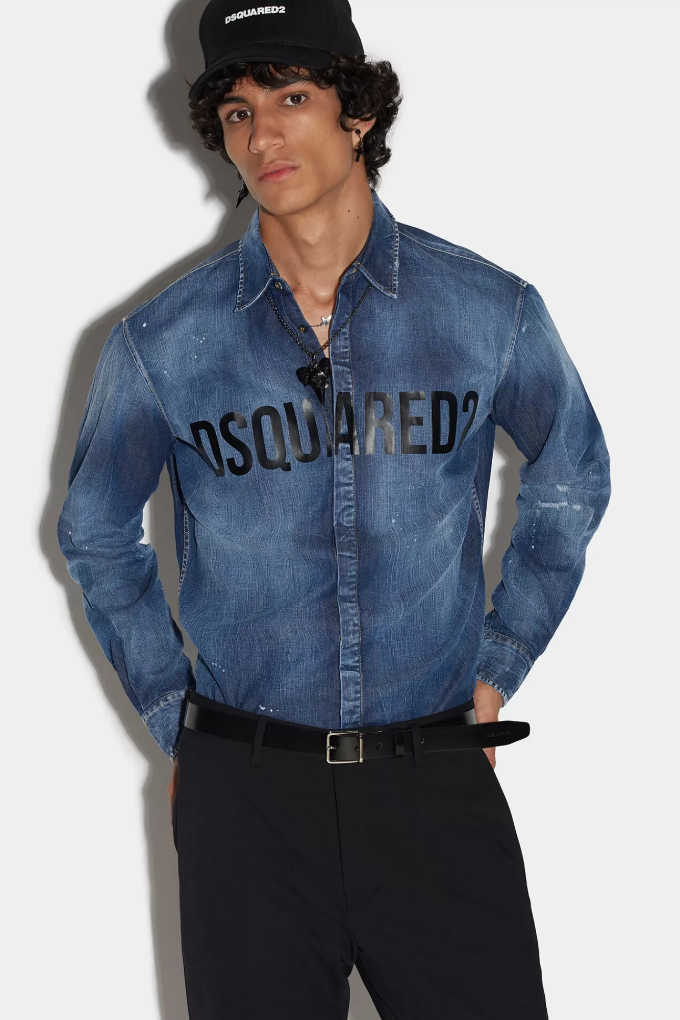 Dsquared2 D2 Relaxed Dan Shirt<Hombre Camisas