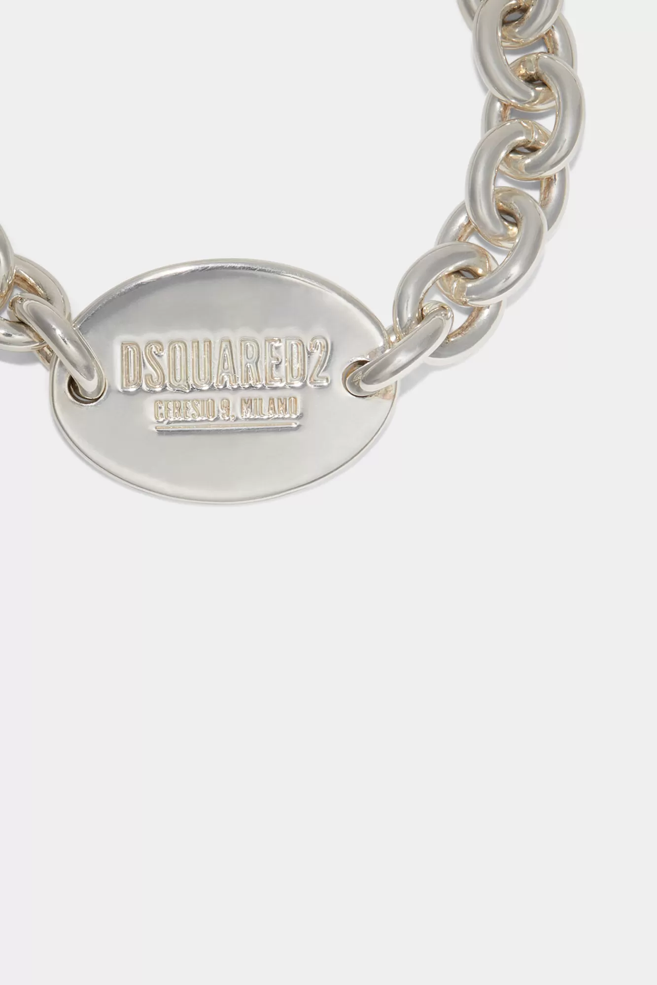 Dsquared2 D2 Tag Chain Bracelet<Hombre Joyería