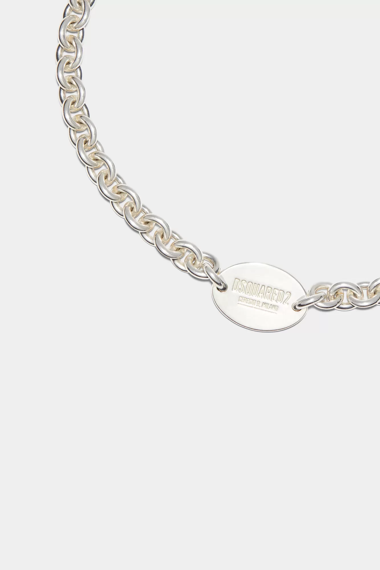 Dsquared2 D2 Tag Chain Necklace<Mujer Joyería