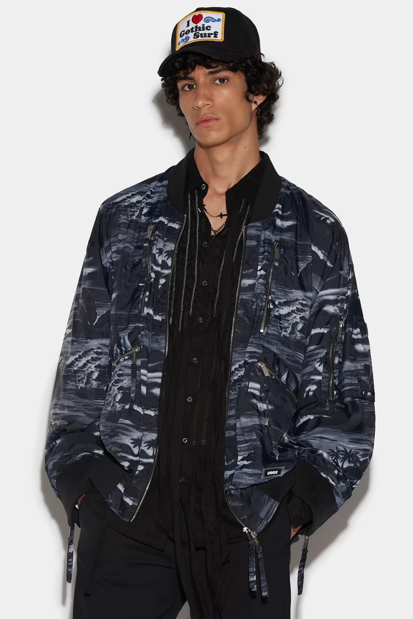 Dsquared2 D2Hawaii Oversize Bomber<Hombre Abrigos & Prendas Exteriores