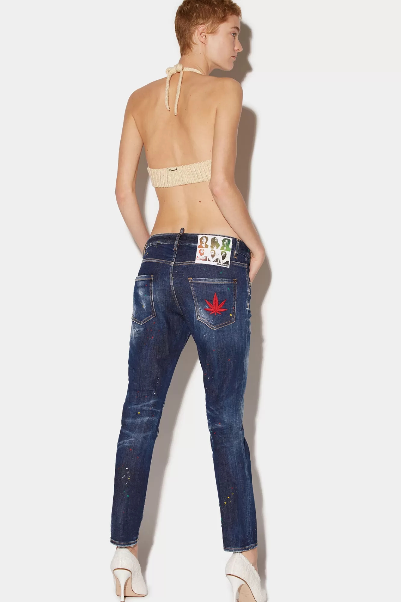 Dsquared2 Dark Bob Wash Cool Girl Jeans<Mujer Jeans