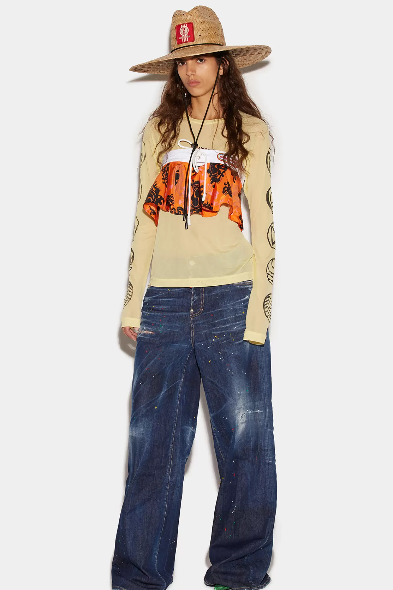 Dsquared2 Dark Bob Wash Traveller Jeans<Mujer Jeans