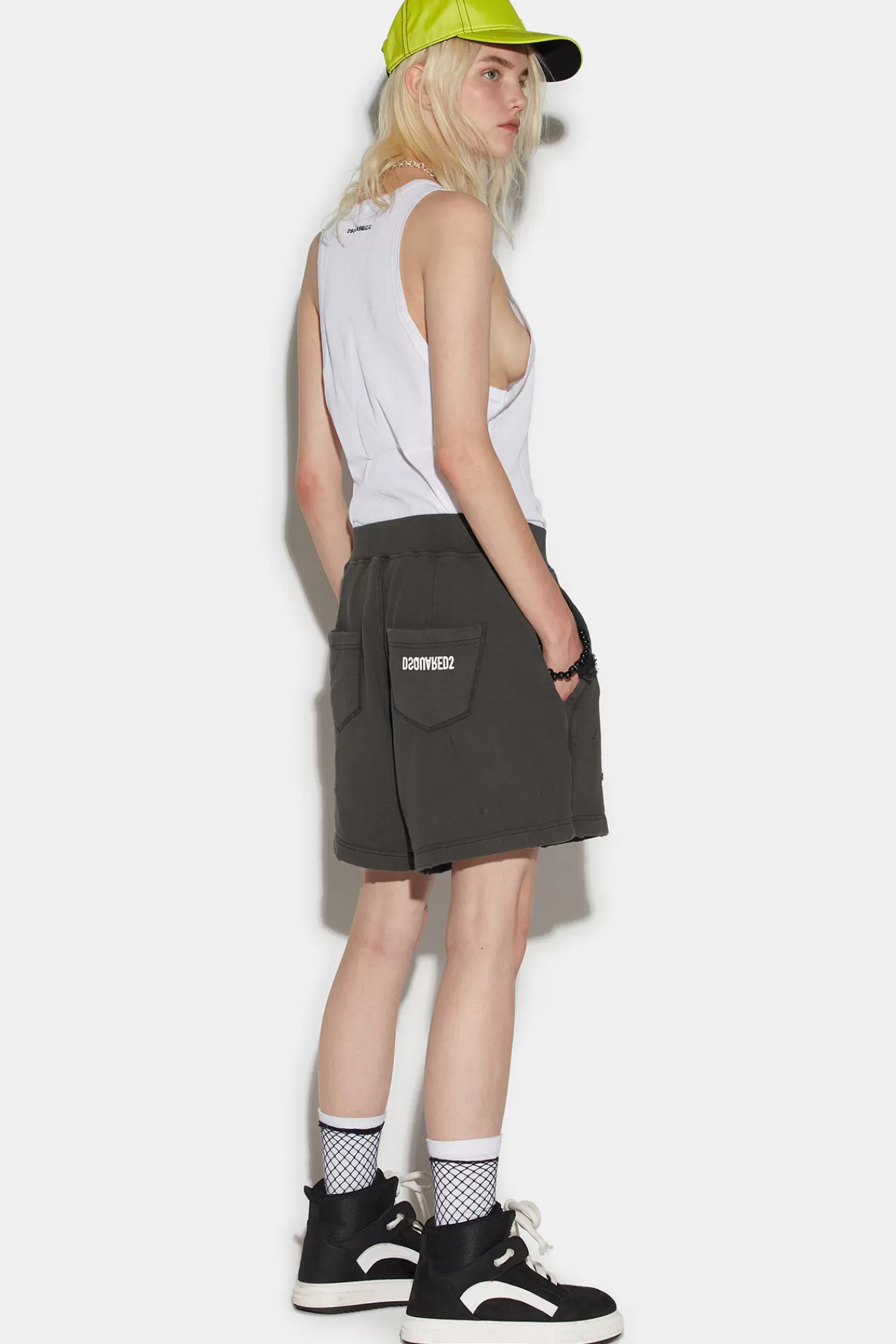 Dsquared2 Destroyed Arnold Shorts<Mujer Shorts