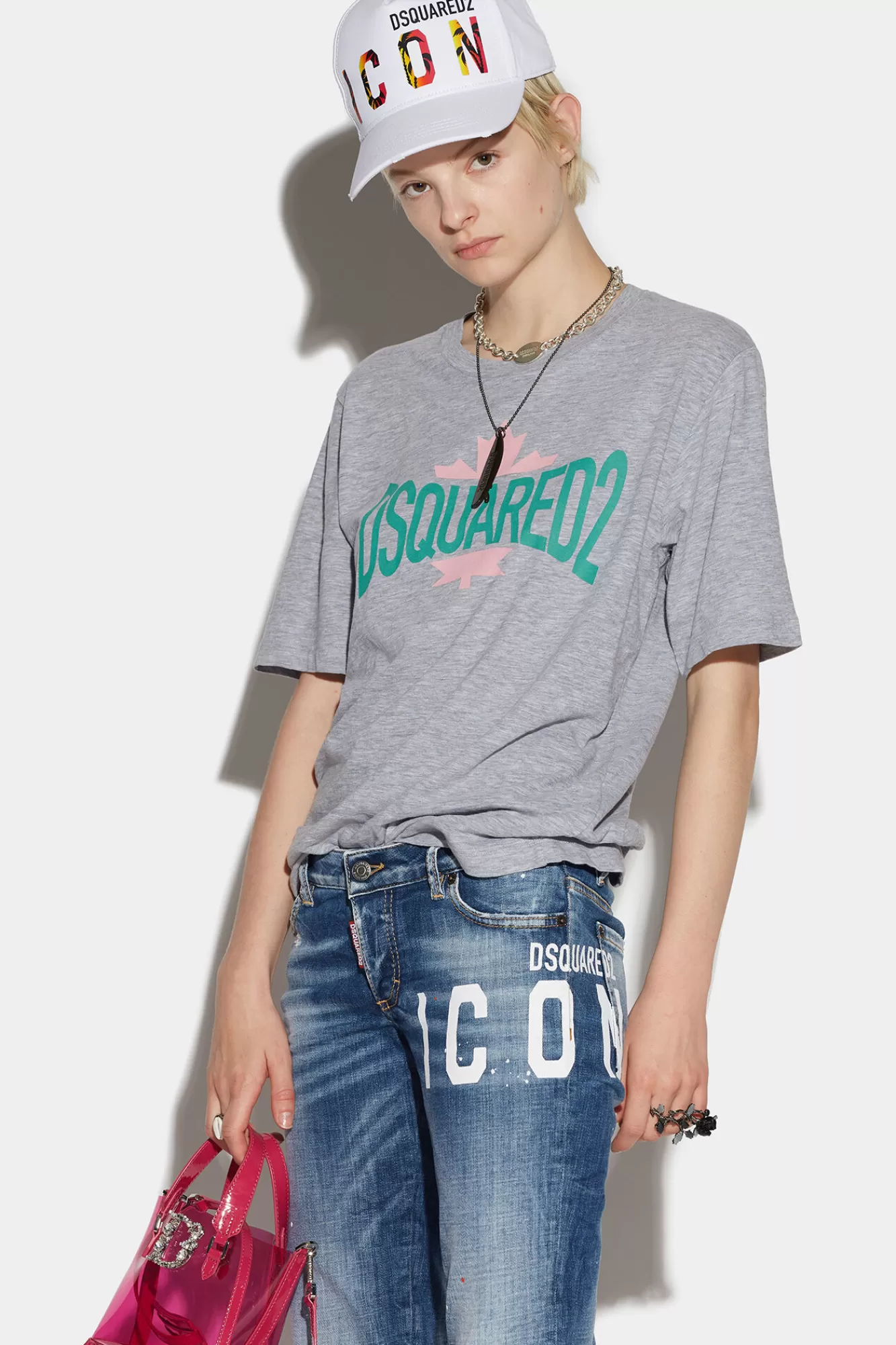 Dsquared2 Leaf Easy T-Shirt<Mujer Camisetas Y Tops