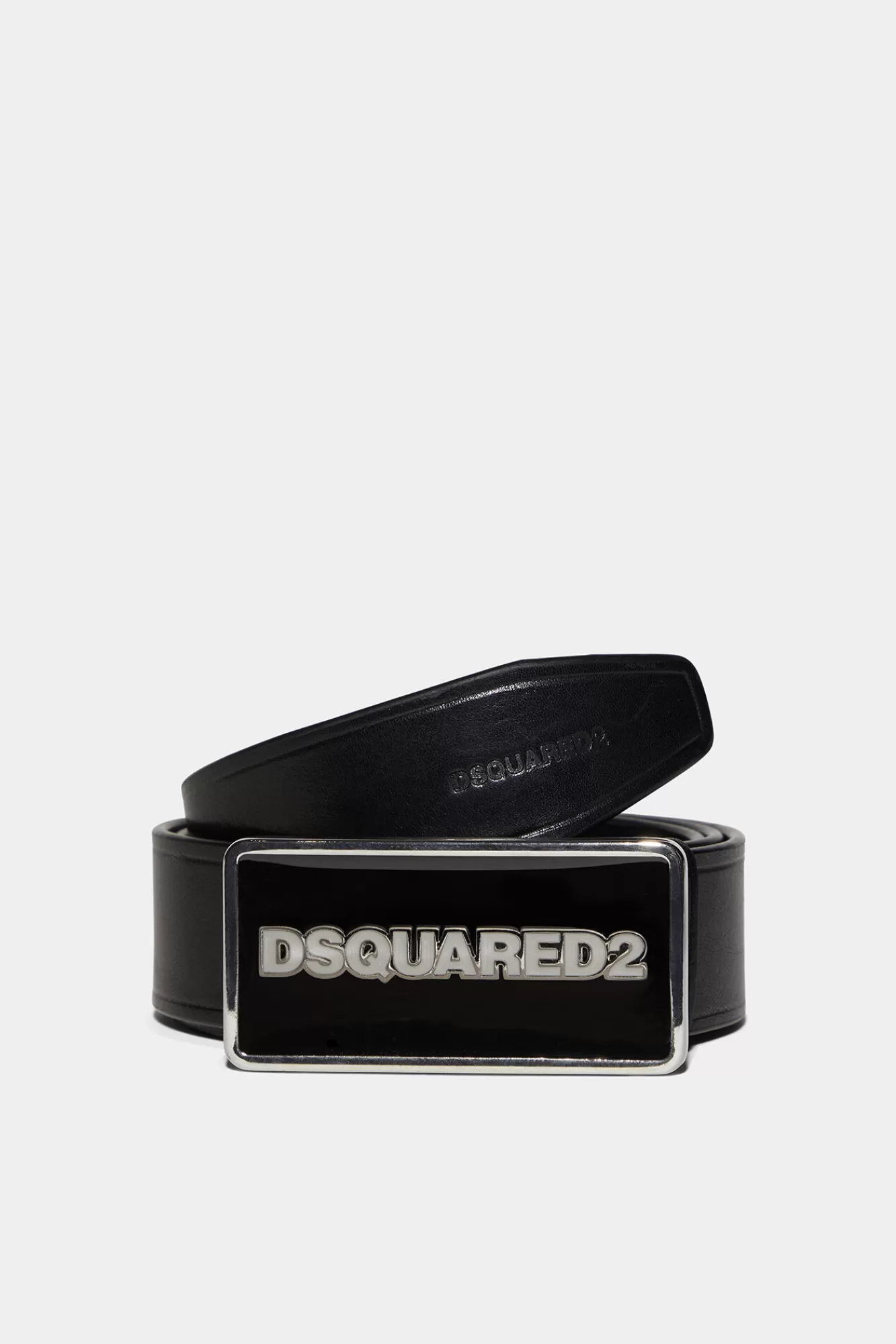 Dsquared2 Logo Plaque Belt<Hombre Cinturones