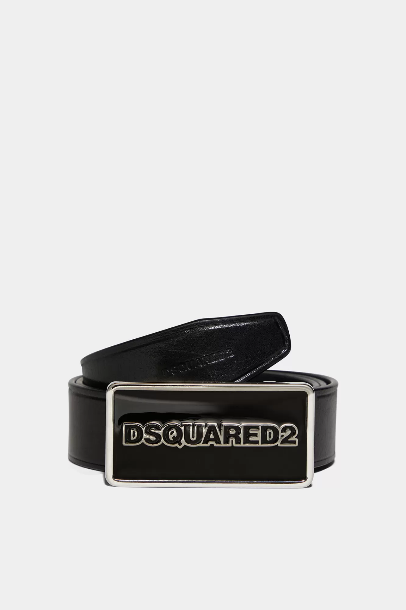 Dsquared2 Logo Plaque Belt<Hombre Cinturones