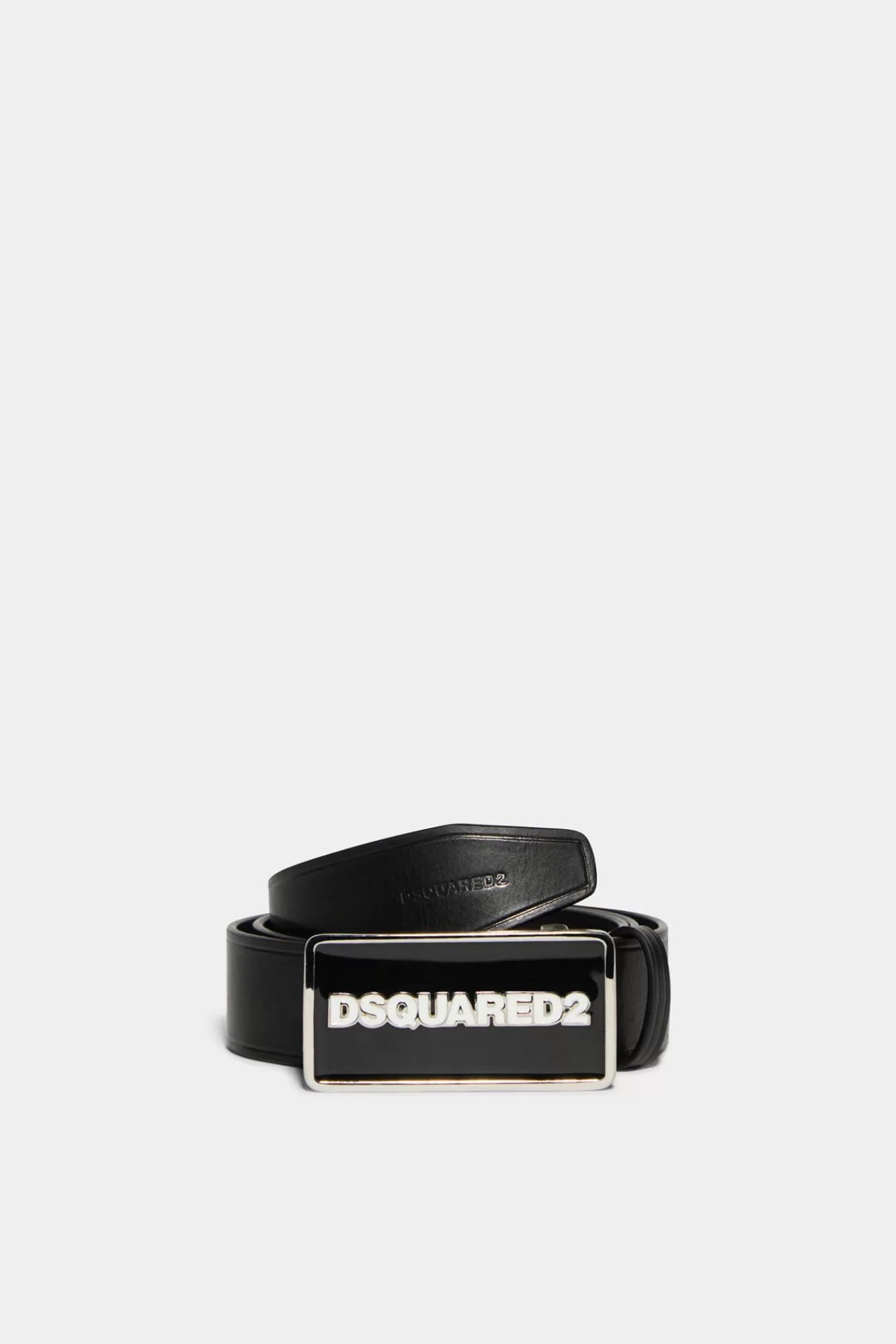 Dsquared2 Logo Plaque Belt<Hombre Cinturones