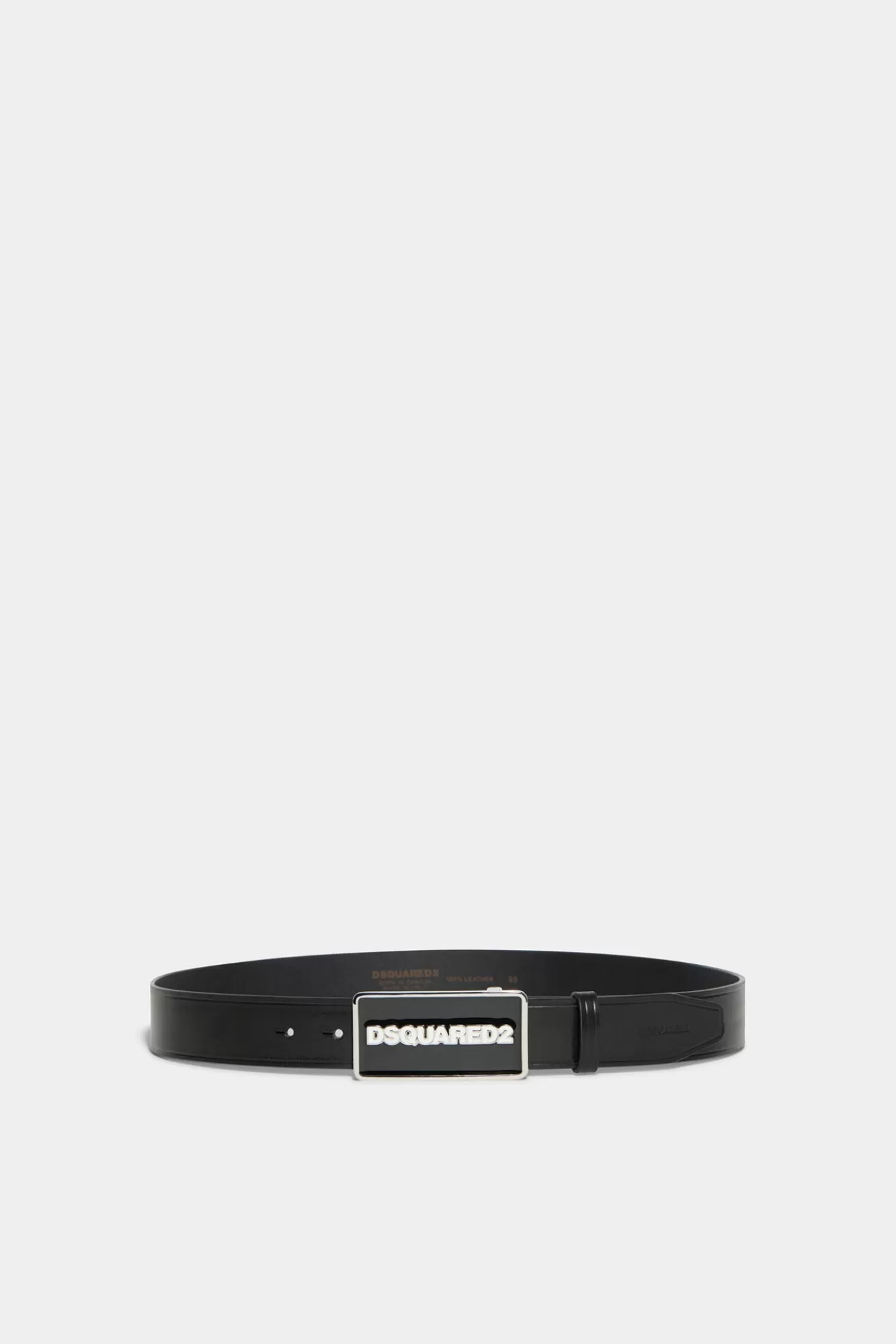 Dsquared2 Logo Plaque Belt<Hombre Cinturones