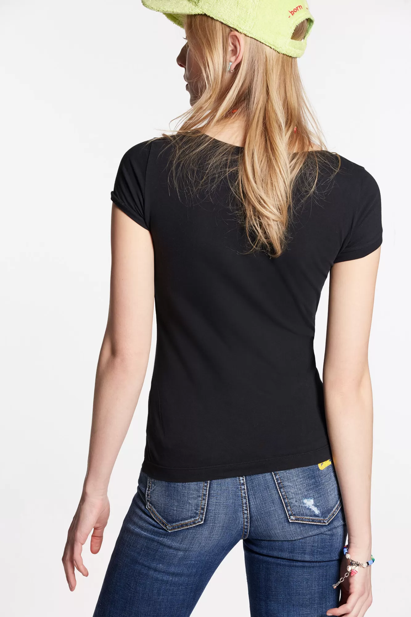 Dsquared2 Logo Scoop T-Shirt<Mujer Camisetas Y Tops