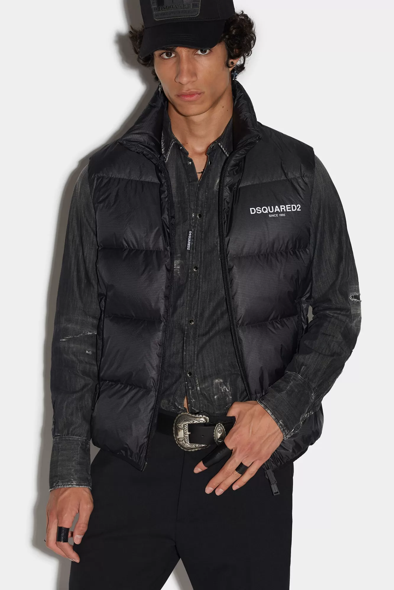 Dsquared2 Puffer Vest<Hombre Abrigos & Prendas Exteriores