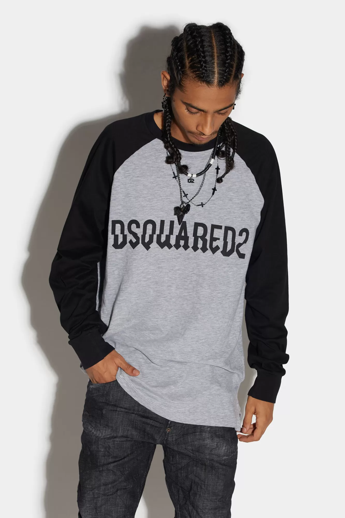 Dsquared2 Slouch Raglan T-Shirt<Hombre Camisetas Y Tops