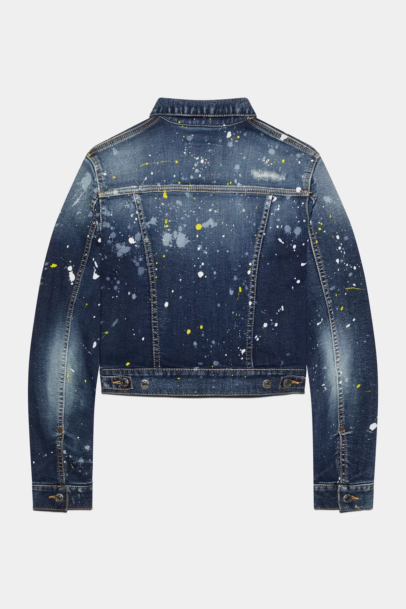 Dsquared2 Honey Dark Crystal Wash Twiggy Jean Jacket<Mujer Abrigos & Prendas Exteriores