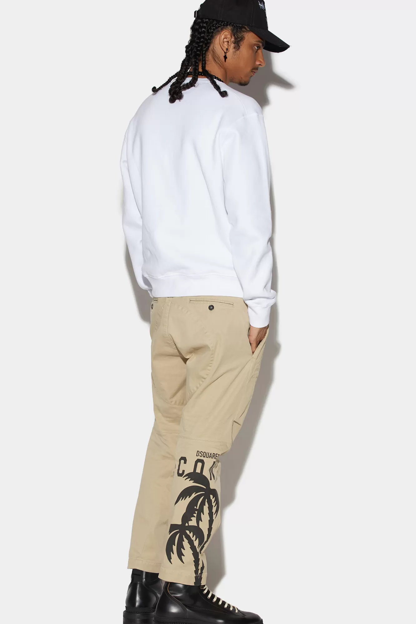 Dsquared2 Icon Palms Skipper Pants<Hombre Pantalones