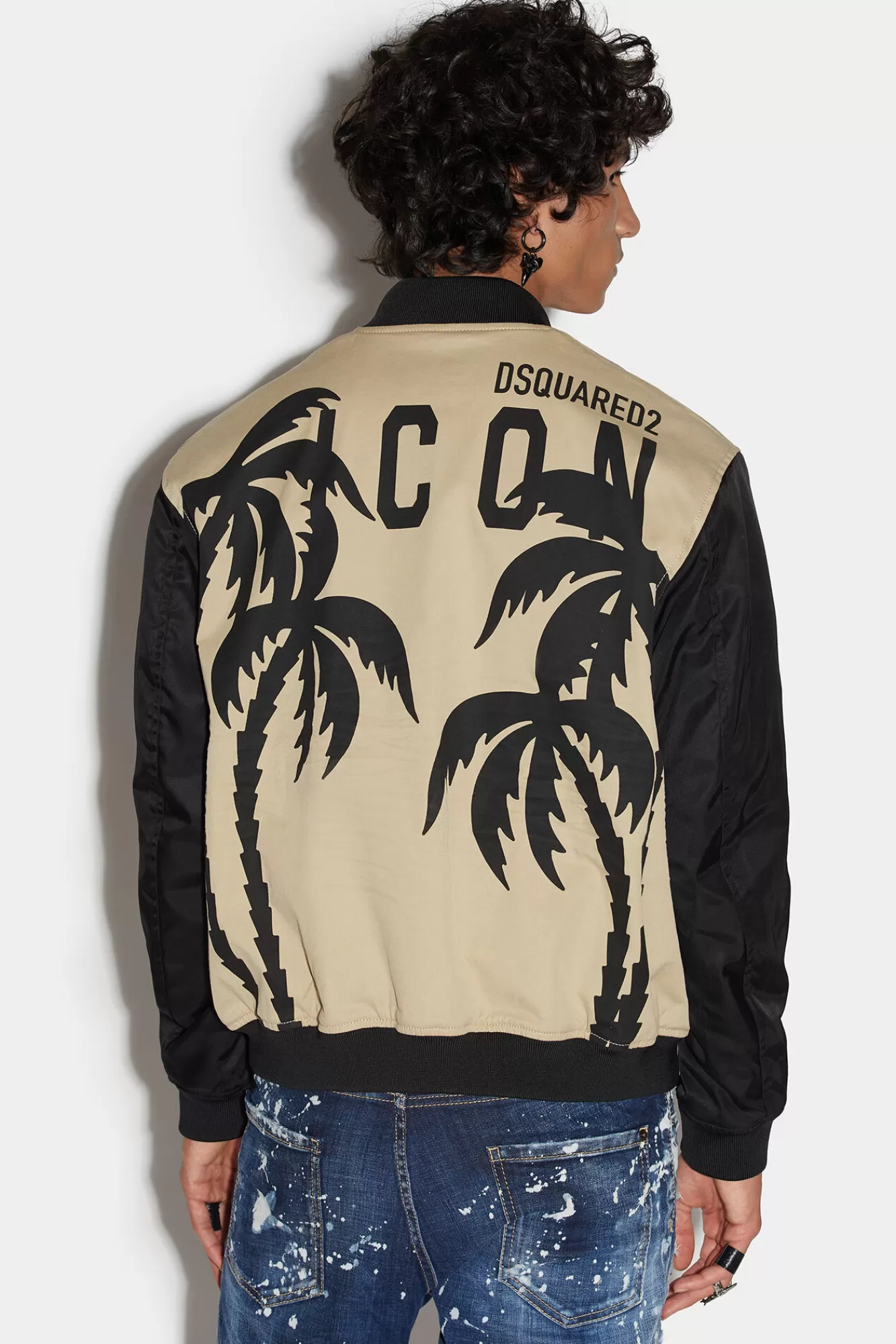 Dsquared2 Icon Palms Varsity Bomber<Hombre Abrigos & Prendas Exteriores