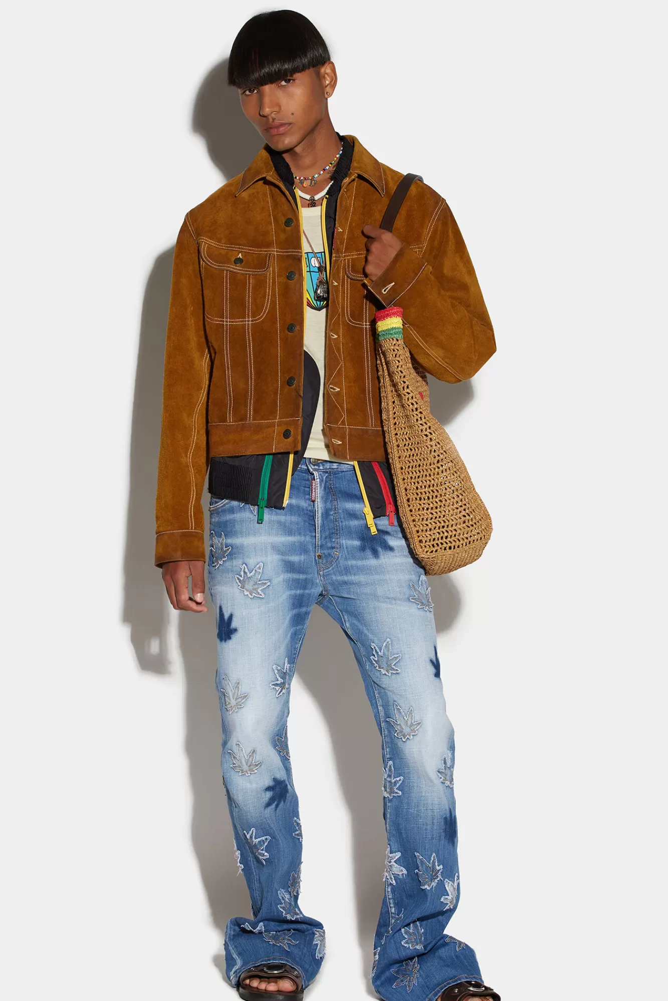 Dsquared2 Light Ave Maria Wash Bob Jeans<Hombre Jeans