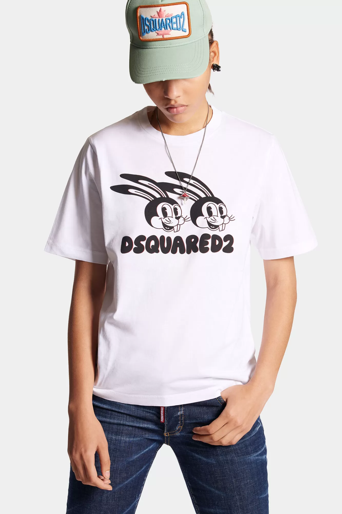 Dsquared2 Lunar Year Easy T-Shirt<Mujer Camisetas Y Tops