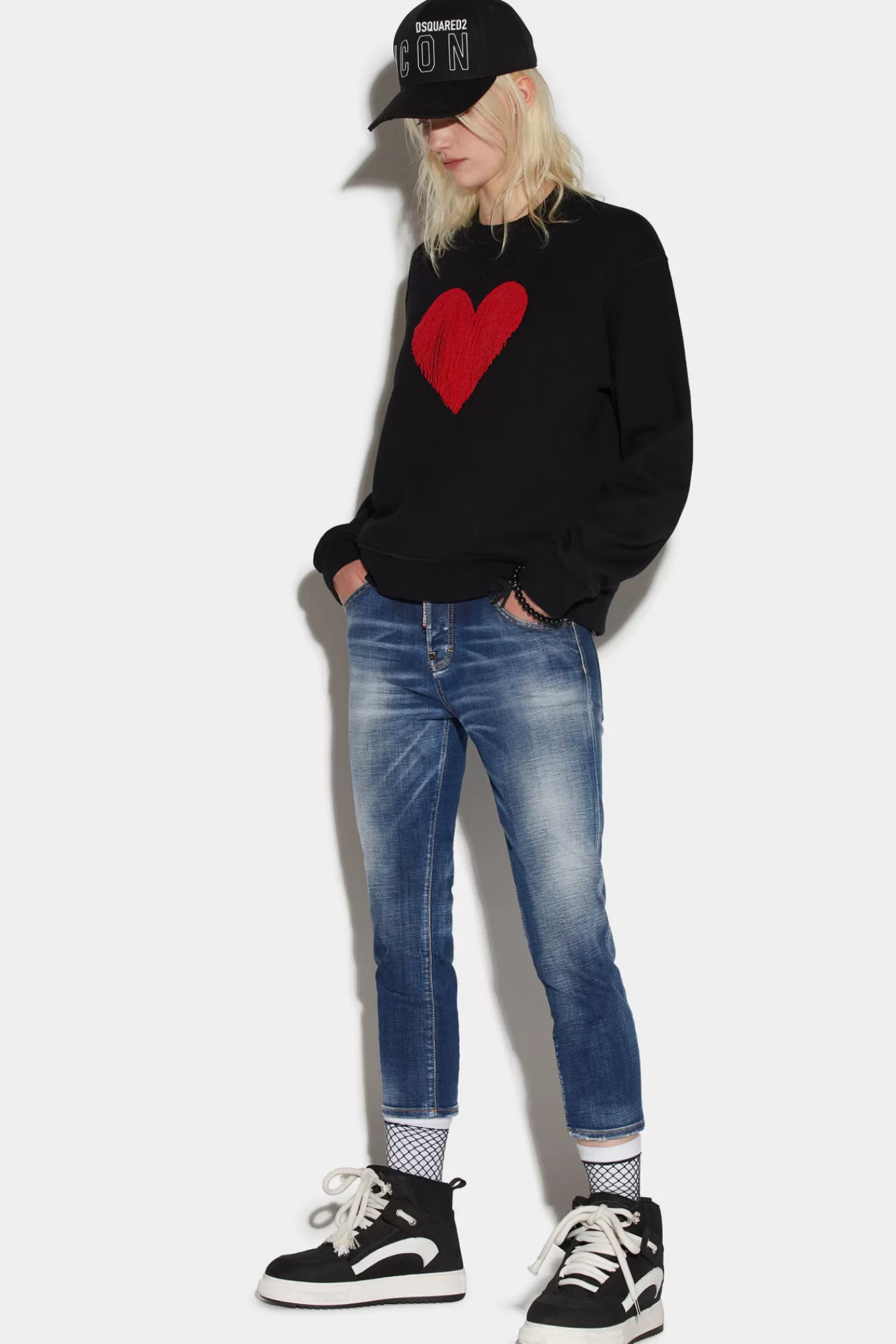 Dsquared2 Medium Clean Wash Cool Girl Cropped Jeans<Mujer Jeans