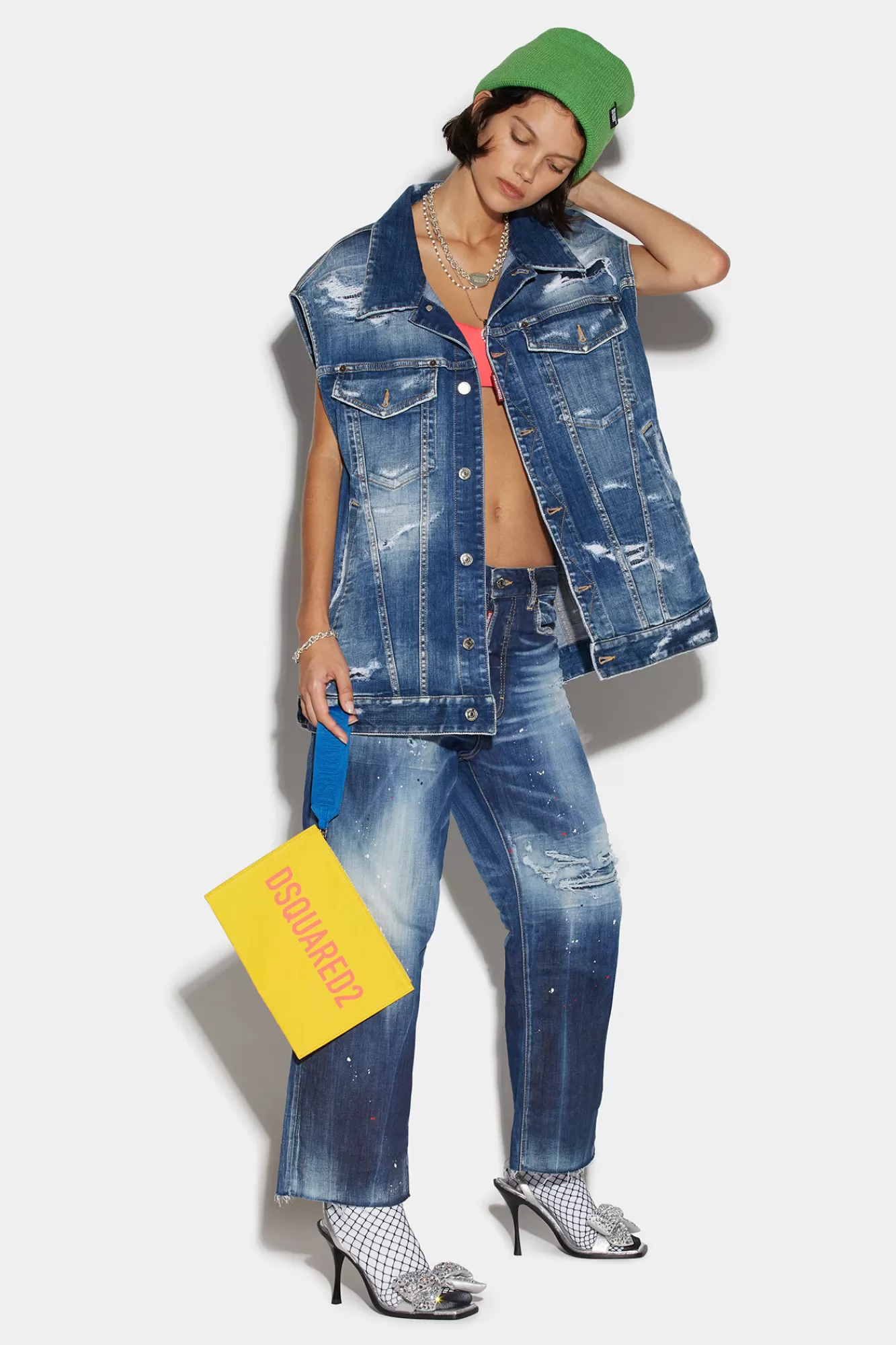 Dsquared2 Medium Powder Spots Wash L.A. Jeans<Mujer Jeans
