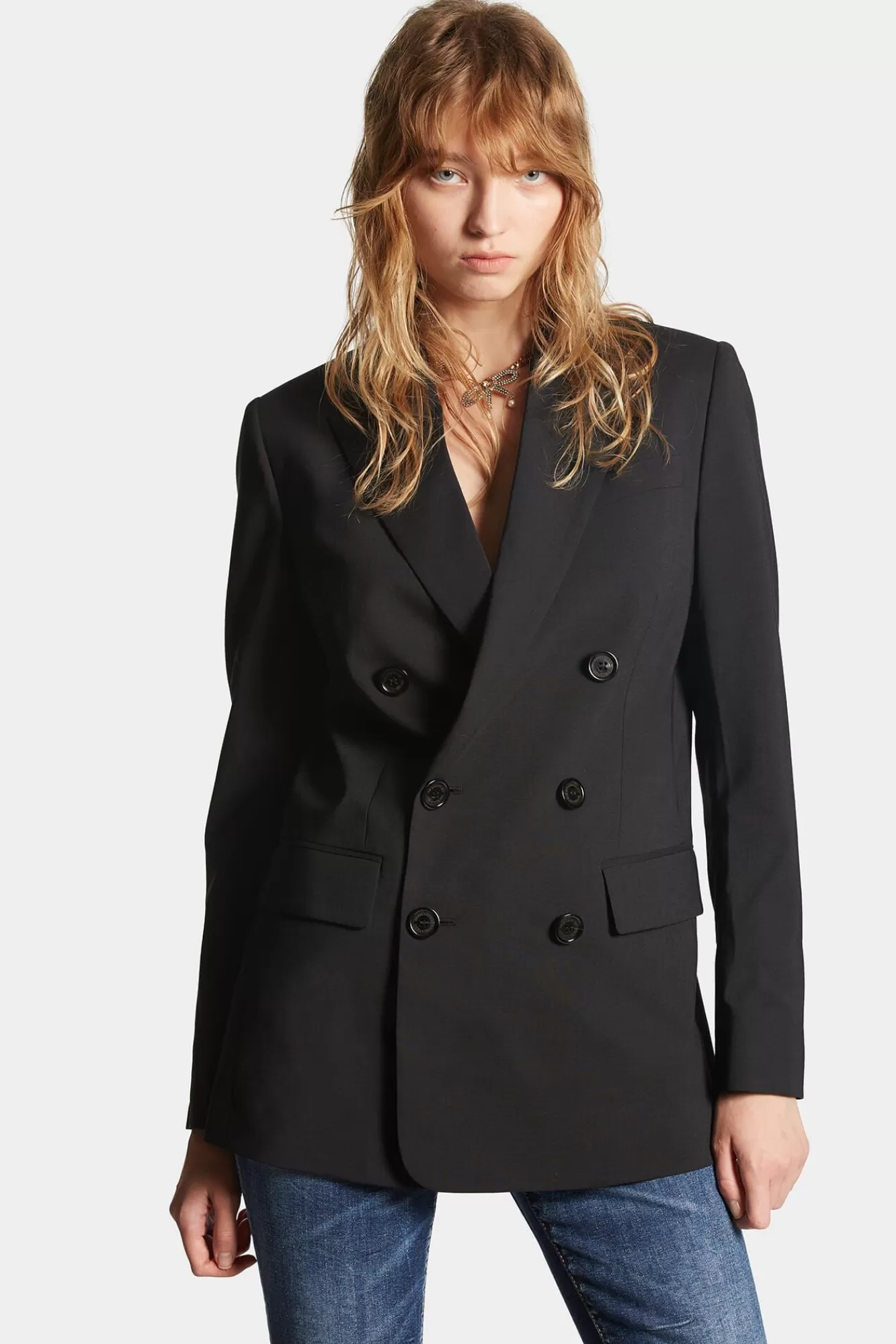 Dsquared2 New Yorker Double Breasted Blazer<Mujer Trajes & Blazers