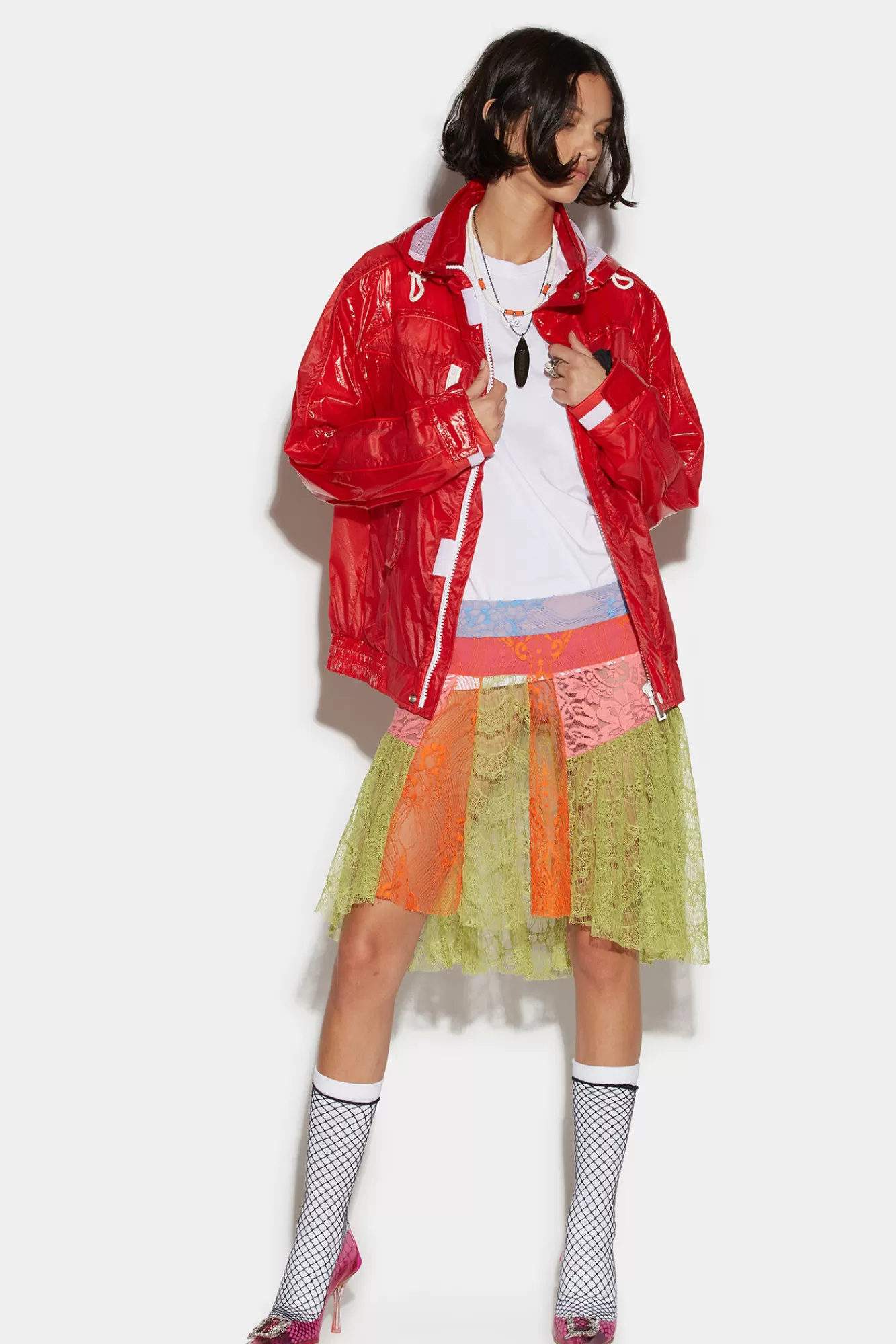 Dsquared2 Panneled Mini Skirt<Mujer Faldas