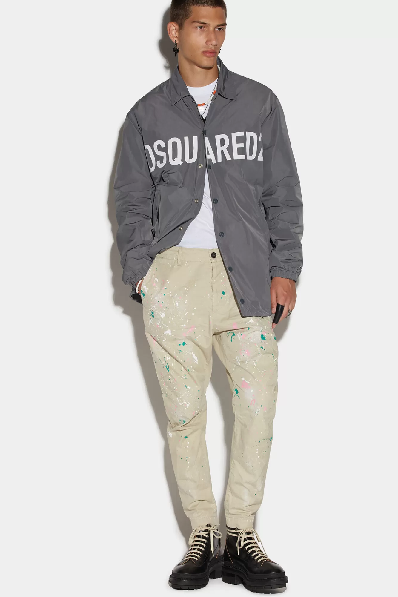 Dsquared2 Pinky Splash Chino Pants<Hombre Pantalones