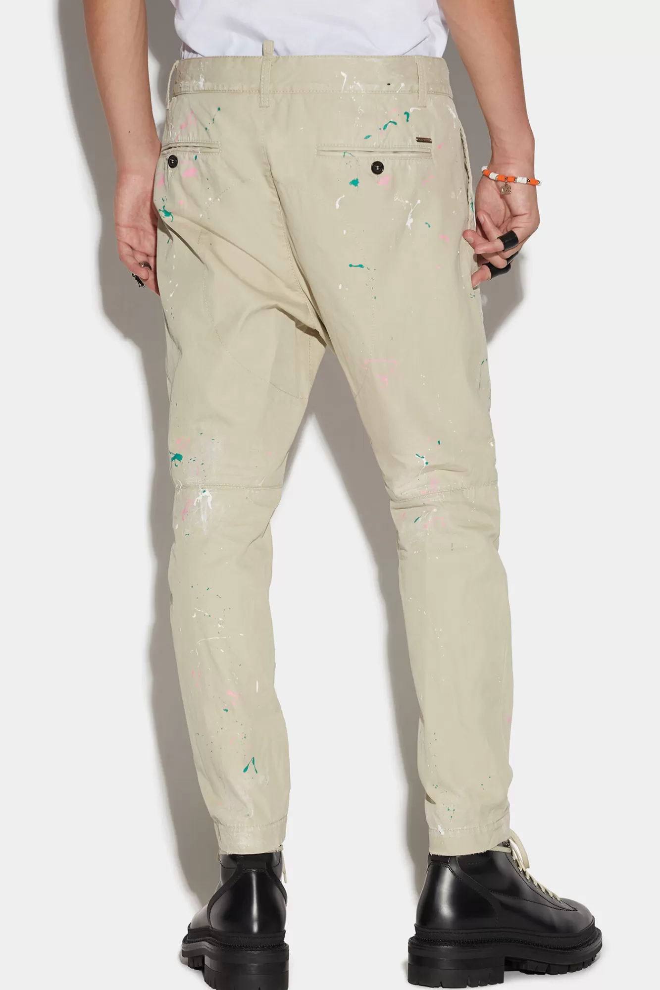 Dsquared2 Pinky Splash Chino Pants<Hombre Pantalones