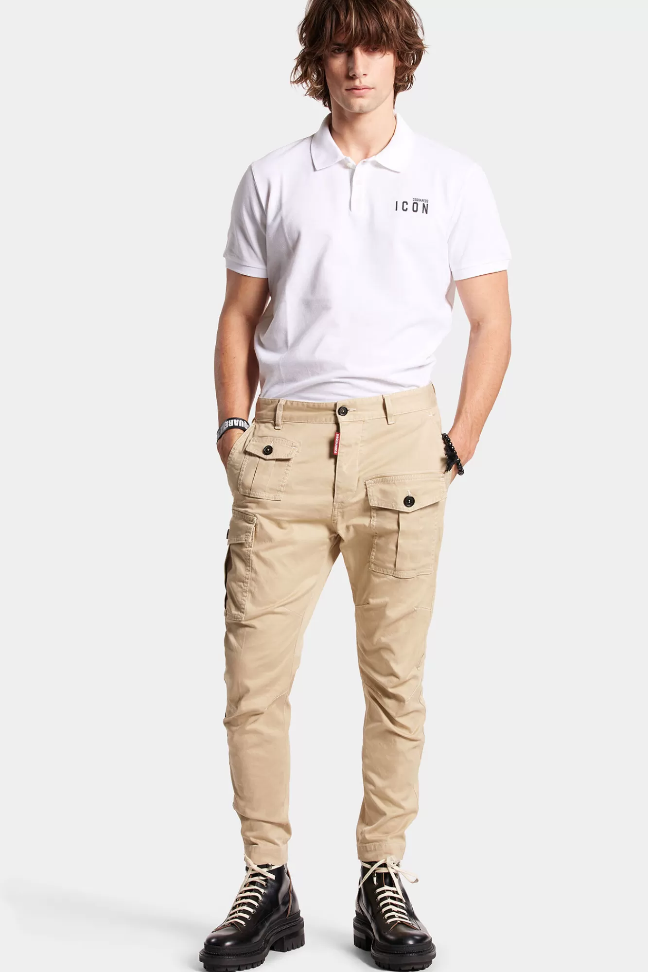 Dsquared2 Sexy Cargo Chino Pants<Hombre Pantalones