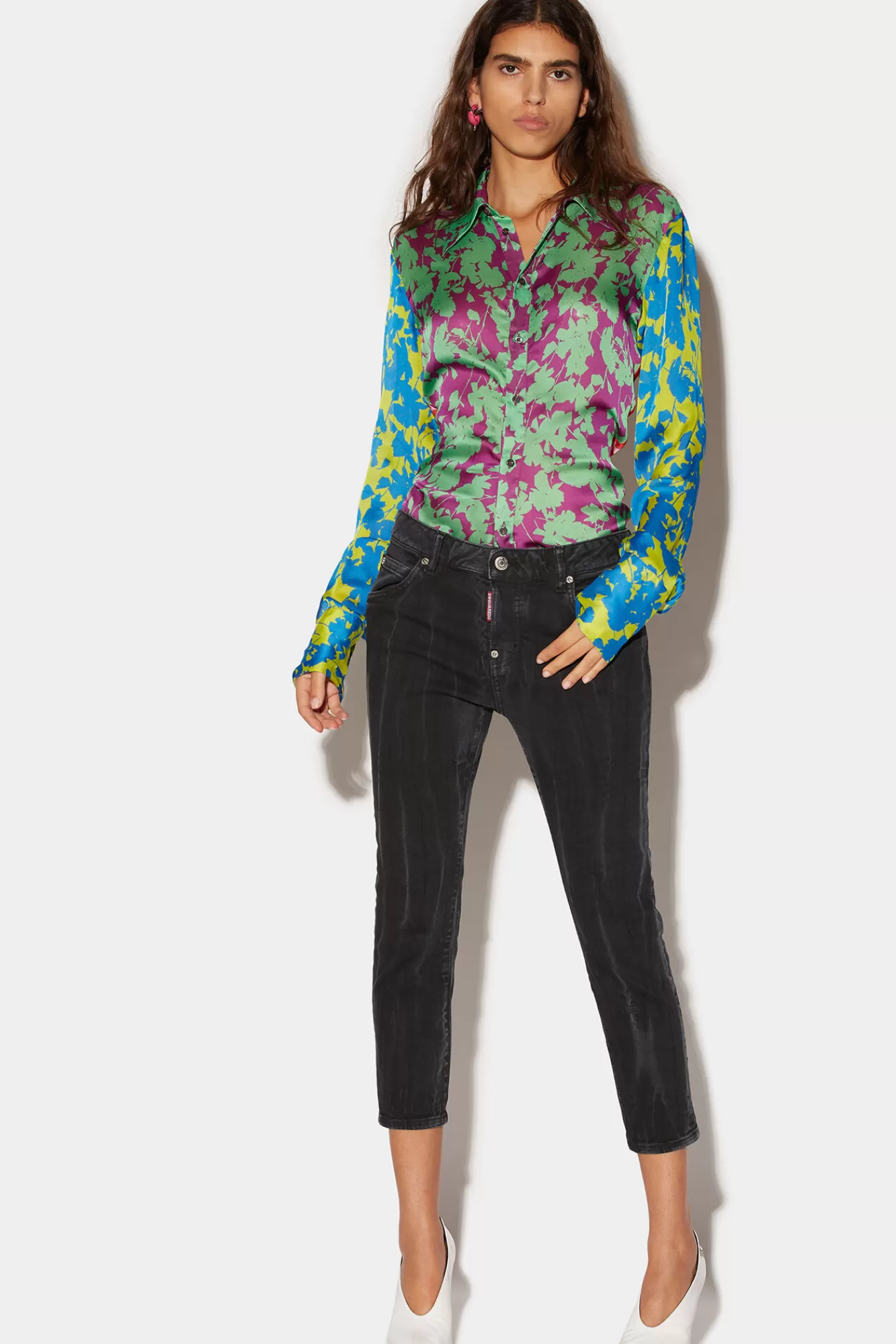 Dsquared2 Smokebull Wash Cool Girl Cropped Jeans<Mujer Jeans