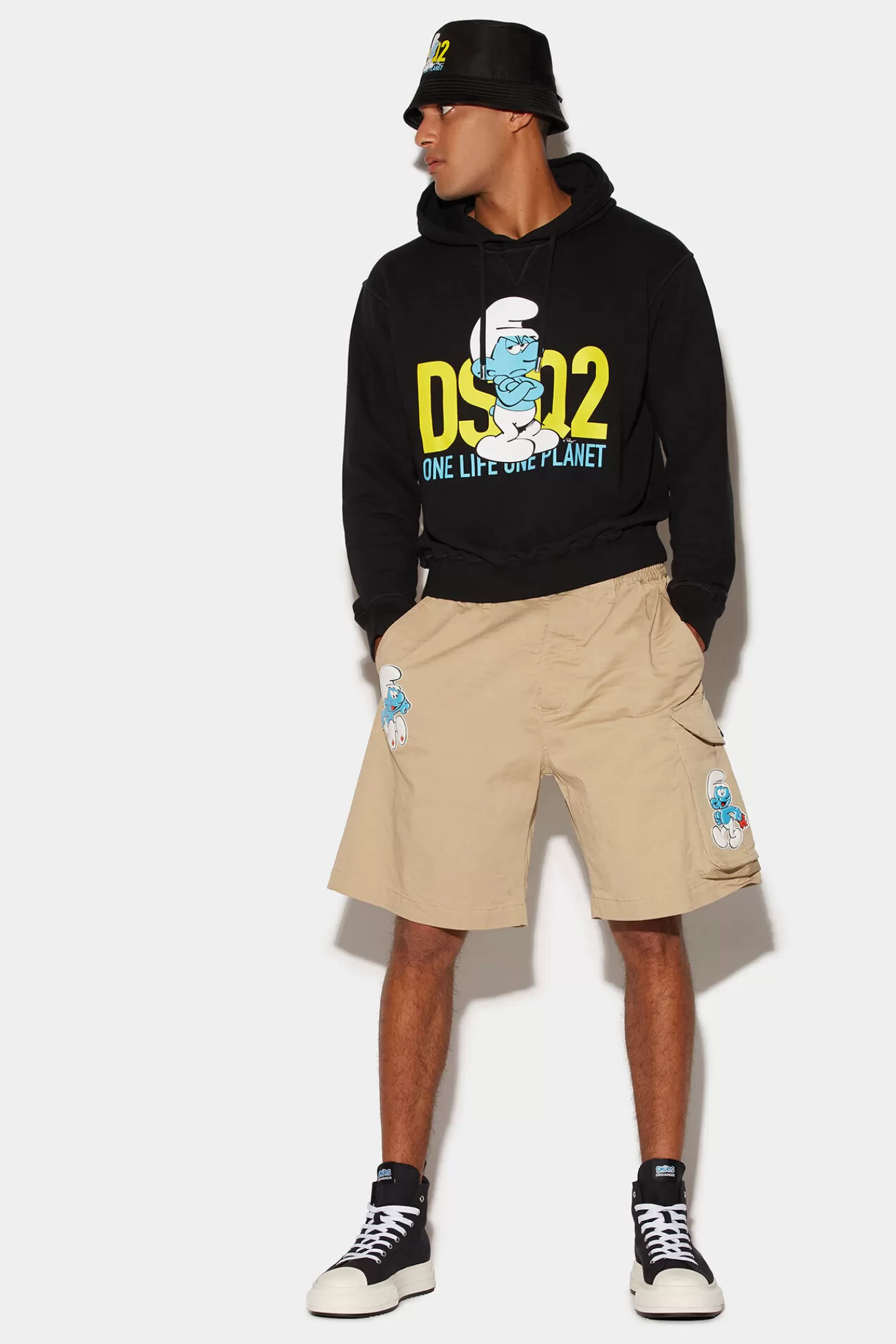 Dsquared2 Smurfs Boxer Shorts<Hombre Shorts