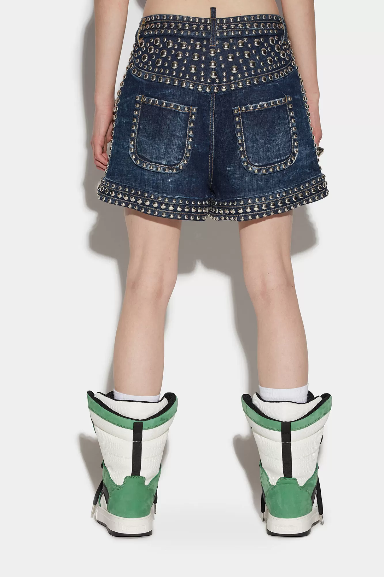 Dsquared2 Studded Baggy Shorts<Mujer Shorts