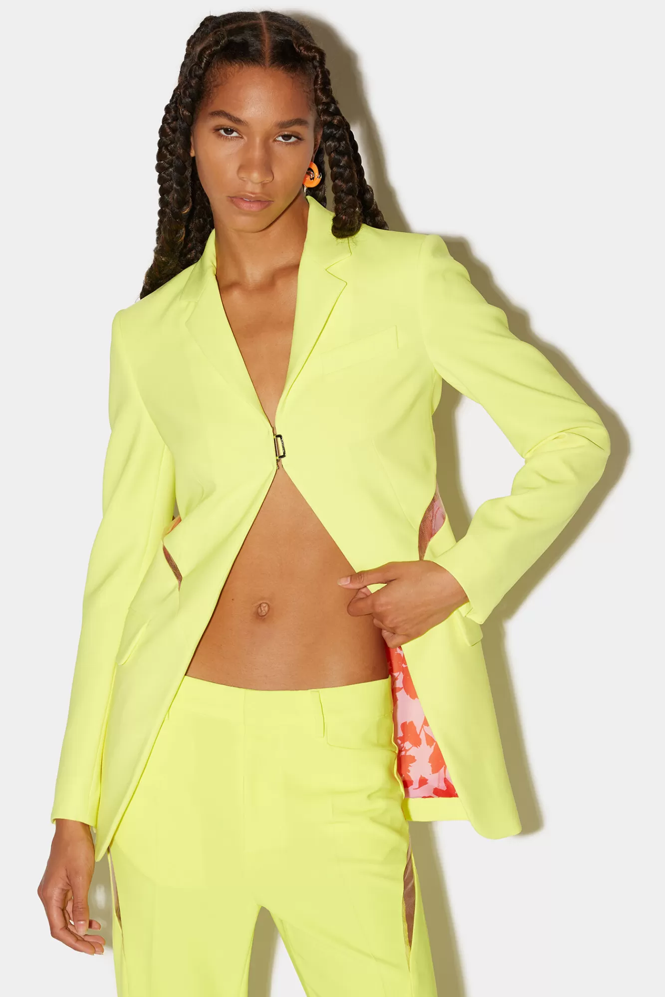 Dsquared2 Tulle Panelled Blazer<Mujer Trajes & Blazers