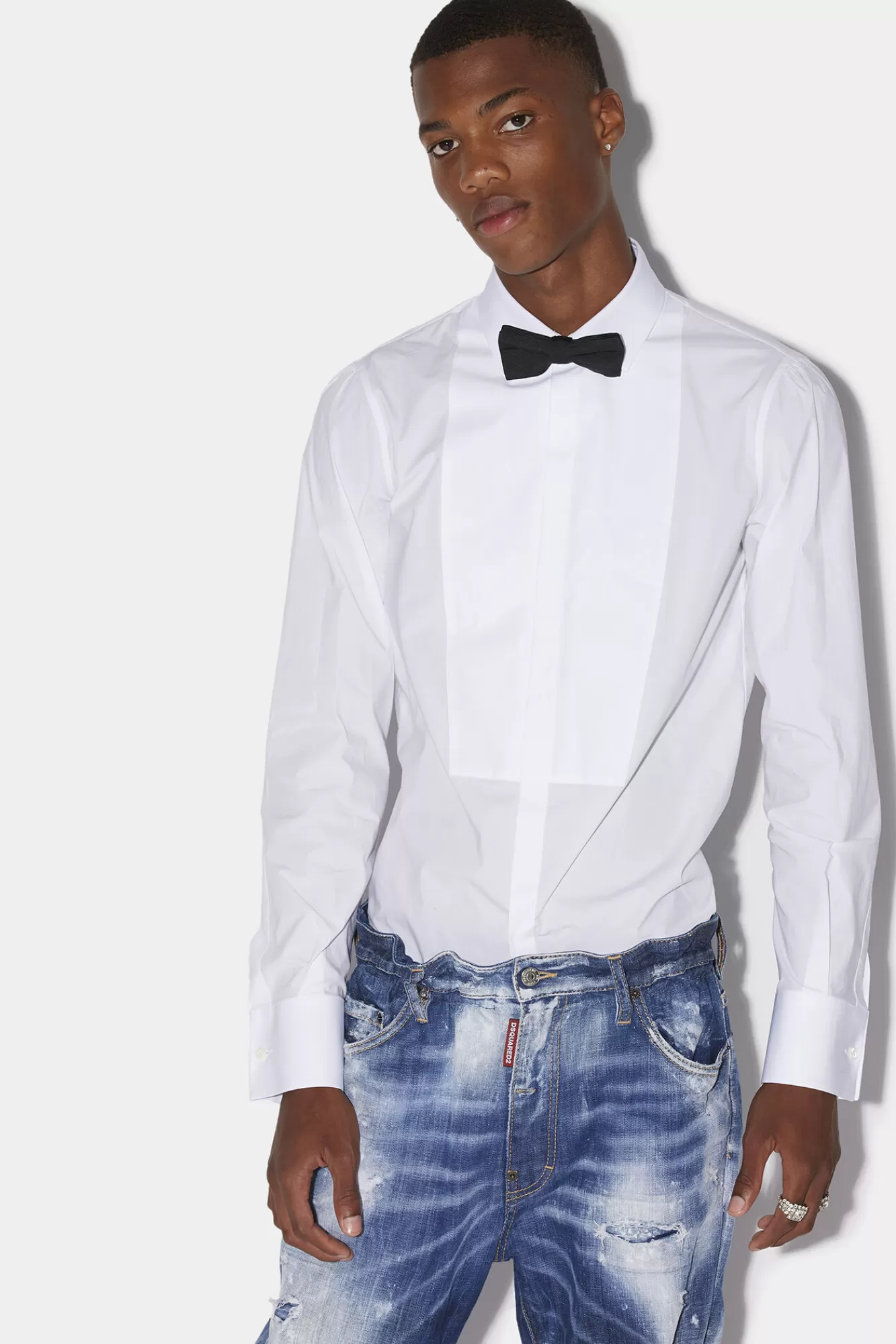 Dsquared2 Tuxedo Slim Shirt<Hombre Camisas